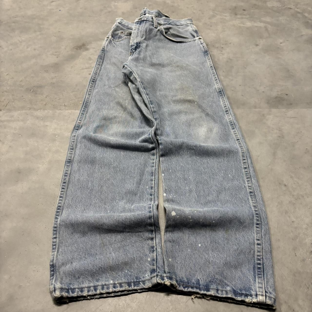 Japanese Brand × Vintage Crazy Vintage Y2K/2000s Light Wash Essential Denim Jeans! Size US 34 / EU 50 - 3 Thumbnail