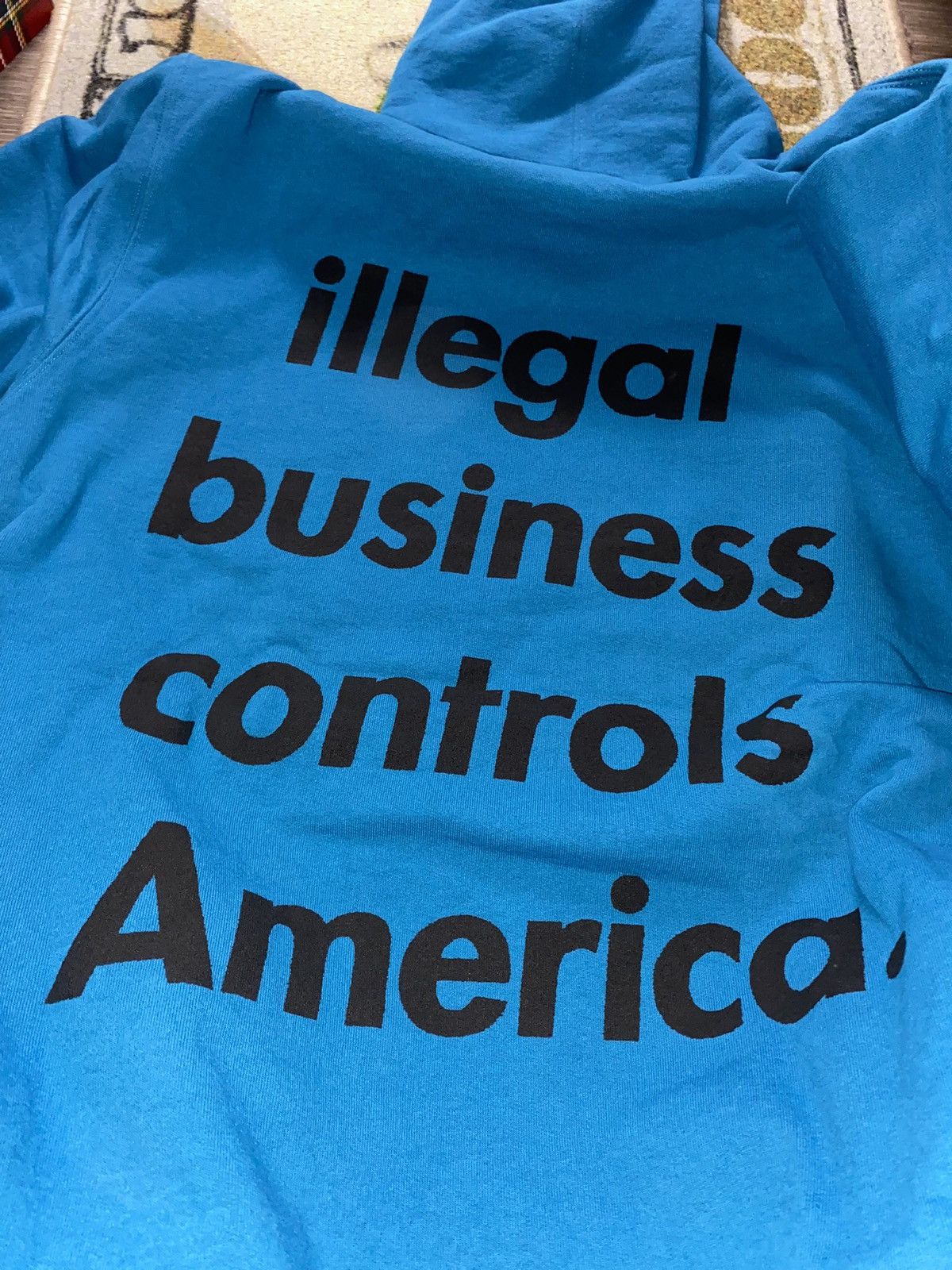Supreme Supreme Illegal Business Hooded Sweatshirt Size US L / EU 52-54 / 3 - 1 Thumbnail