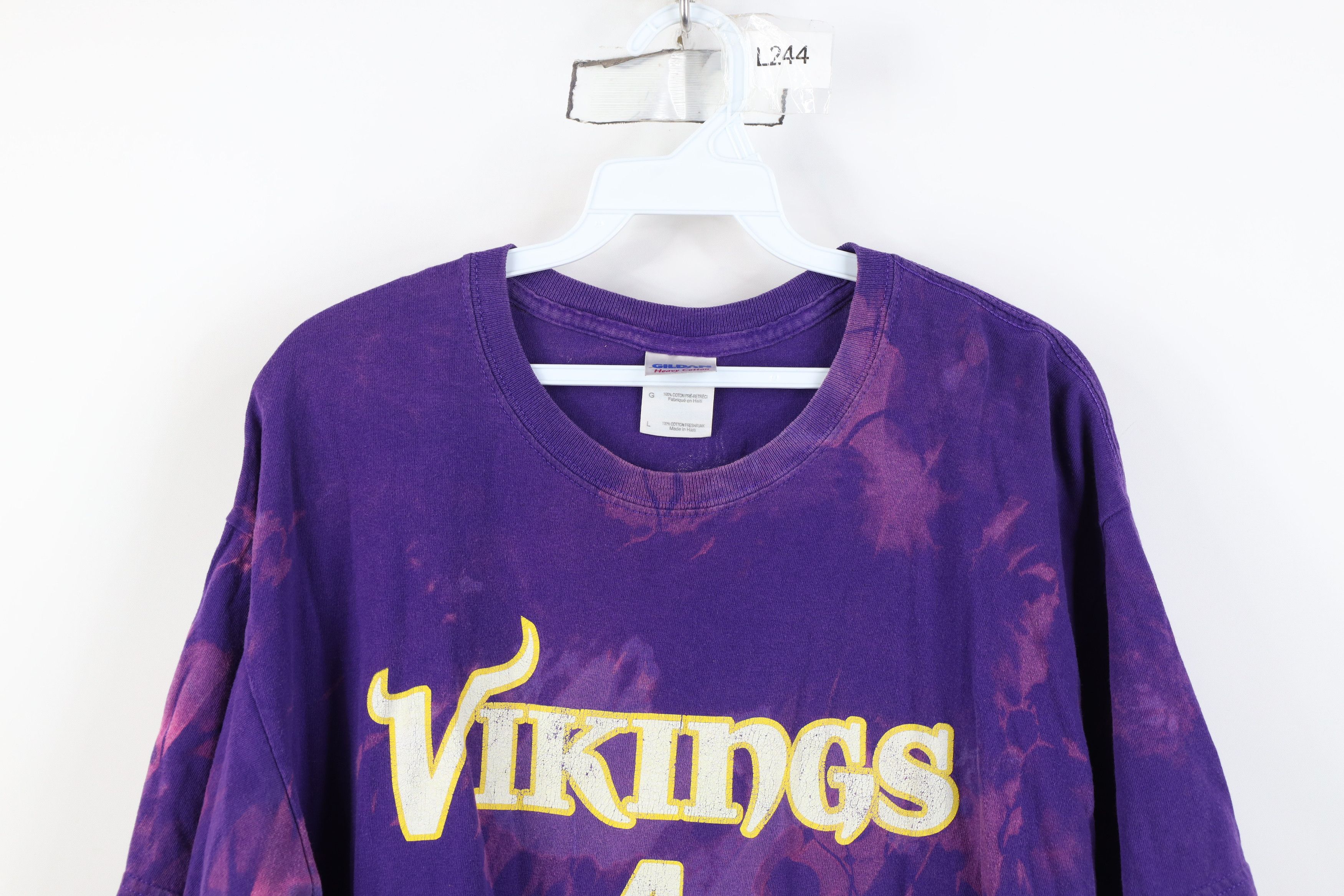 Vintage Vintage Favre Minnesota Vikings Football Jersey T-Shirt Size US L / EU 52-54 / 3 - 2 Thumbnail