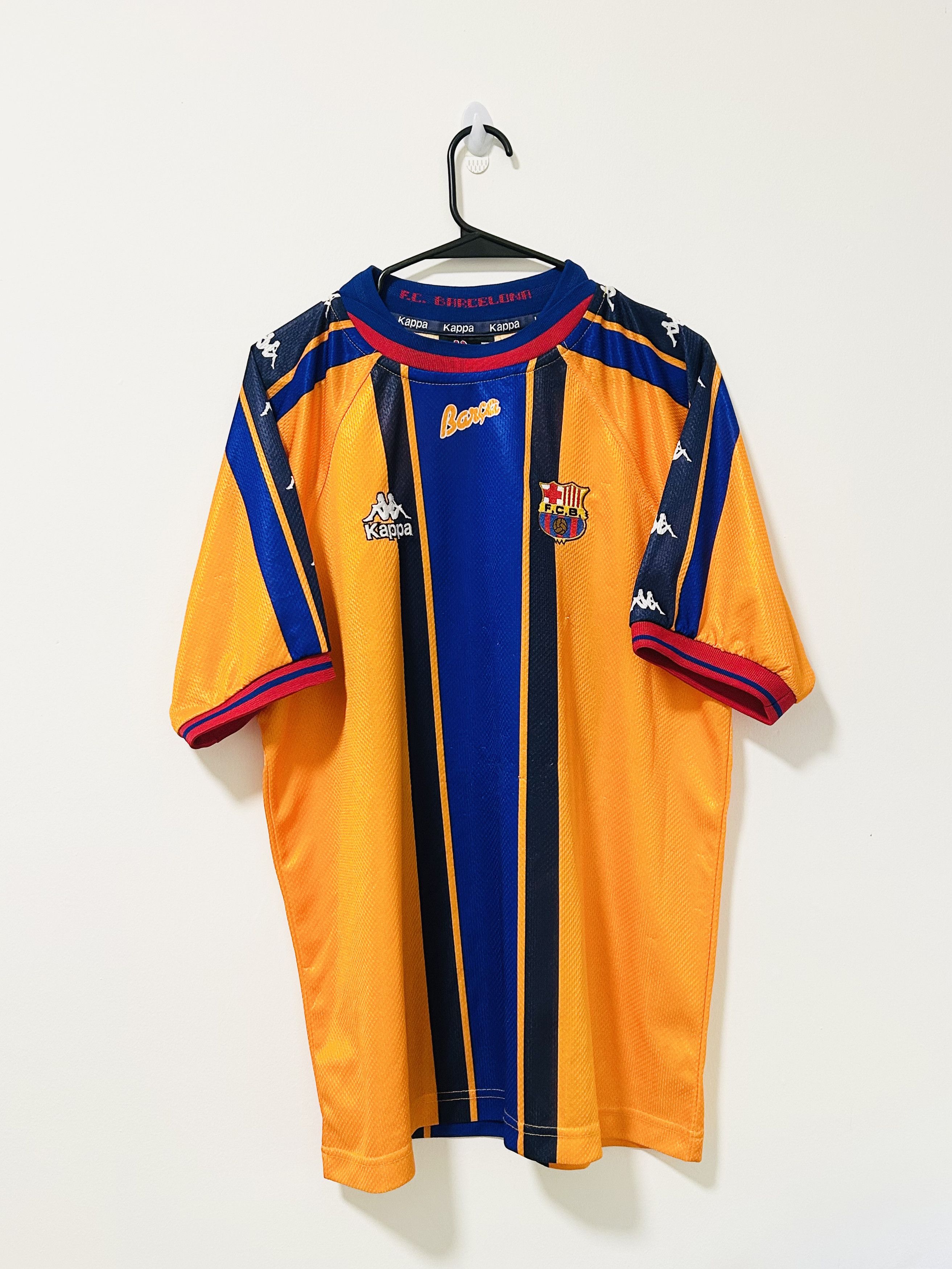 Kappa Fc Barcelona 1995/97 Home Jersey Size US XL / EU 56 / 4 - 1 Thumbnail