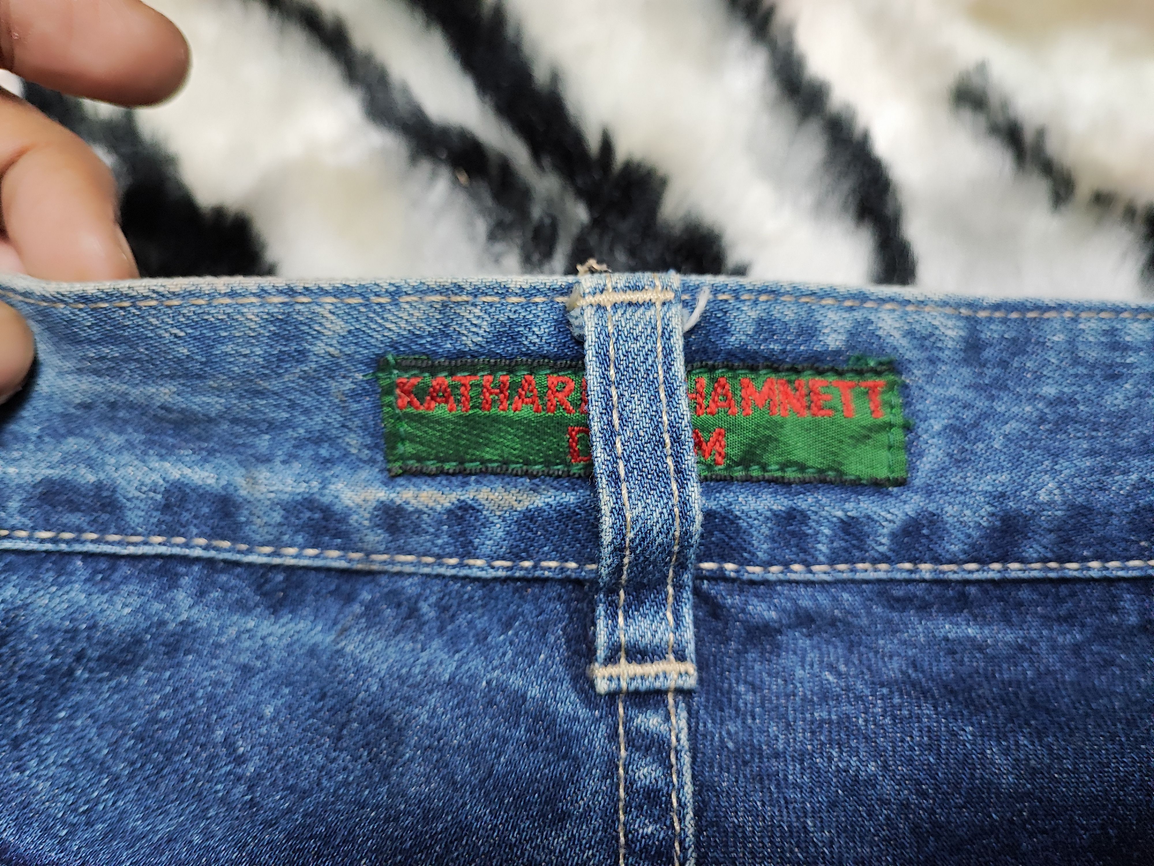 Katharine Hamnett London Vintage 2000s Katharine Hamnet London Fly Button Baggy Size US 27 - 23 Thumbnail