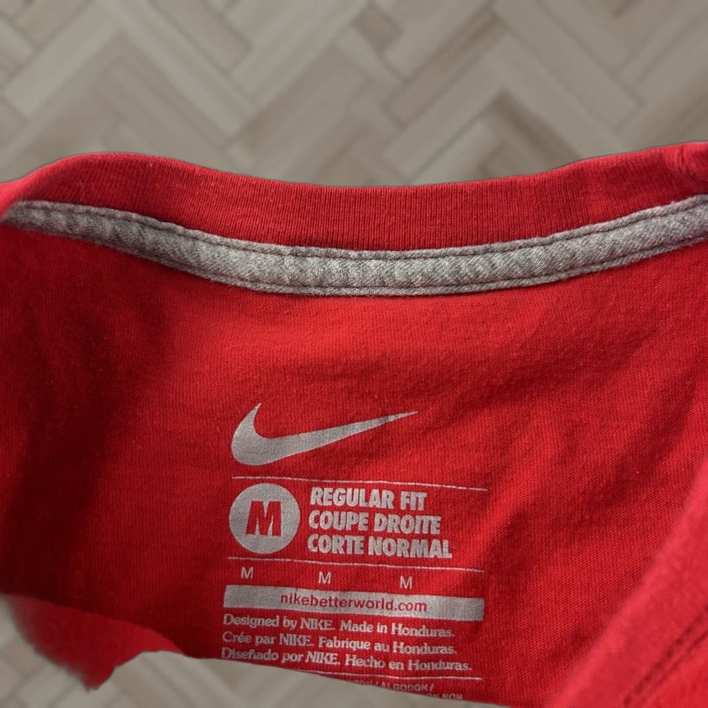 Nike Nike US Soccer Short Sleeve T Shirt Mens Medium Red Size US M / EU 48-50 / 2 - 1 Thumbnail