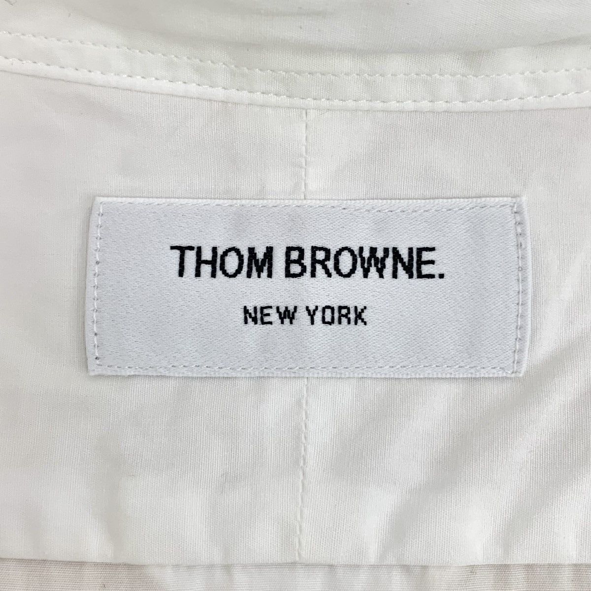 Thom Browne Thom Browne White Pocket Cotton Long Sleeve Shirt K26WX Size US M / EU 48-50 / 2 - 6 Thumbnail