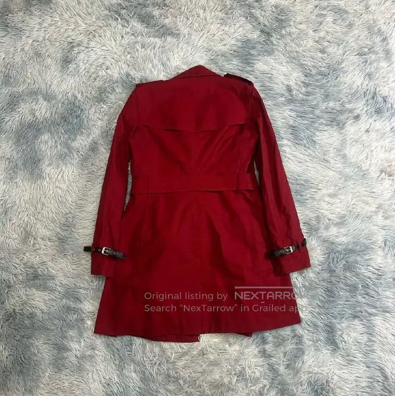 Other Burberry Red Cotton Women's Trench Coat. Size S / US 4 / IT 40 - 2 Thumbnail