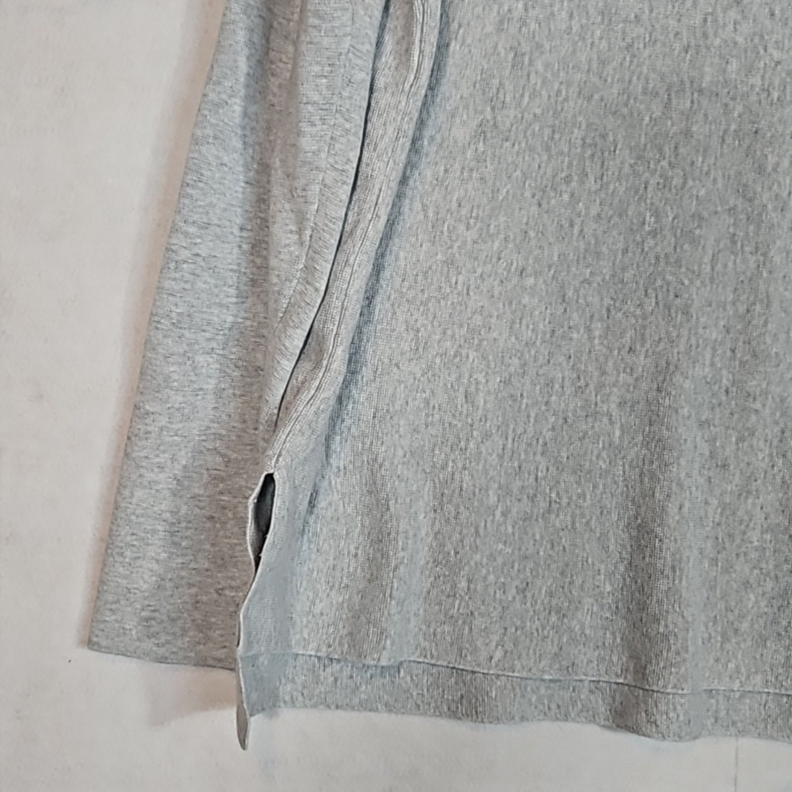 Cos COS Grey Mock Neck Cotton Sweater Size S / US 4 / IT 40 - 2 Thumbnail
