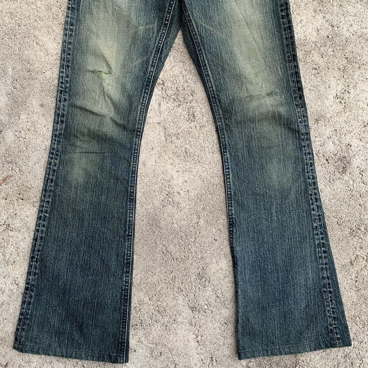 Edwin Vintage Y2K Japan Edwin Jeans Flare Bootcut Denim Pants Size 29" - 4 Thumbnail