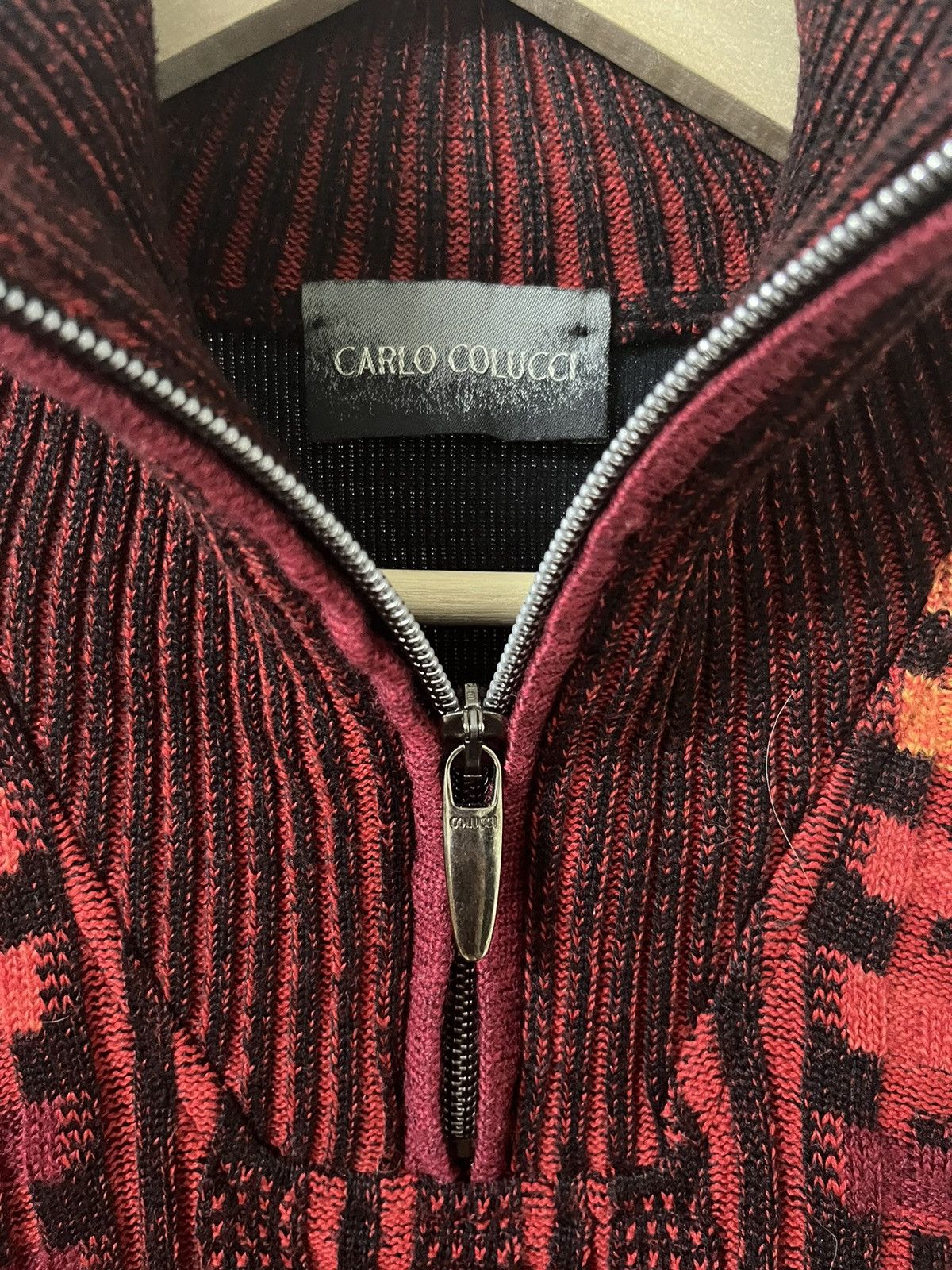 Carlo Colucci × Vintage Carlo Colucci Vintage y2k Knitsweater Size US M / EU 48-50 / 2 - 3 Thumbnail
