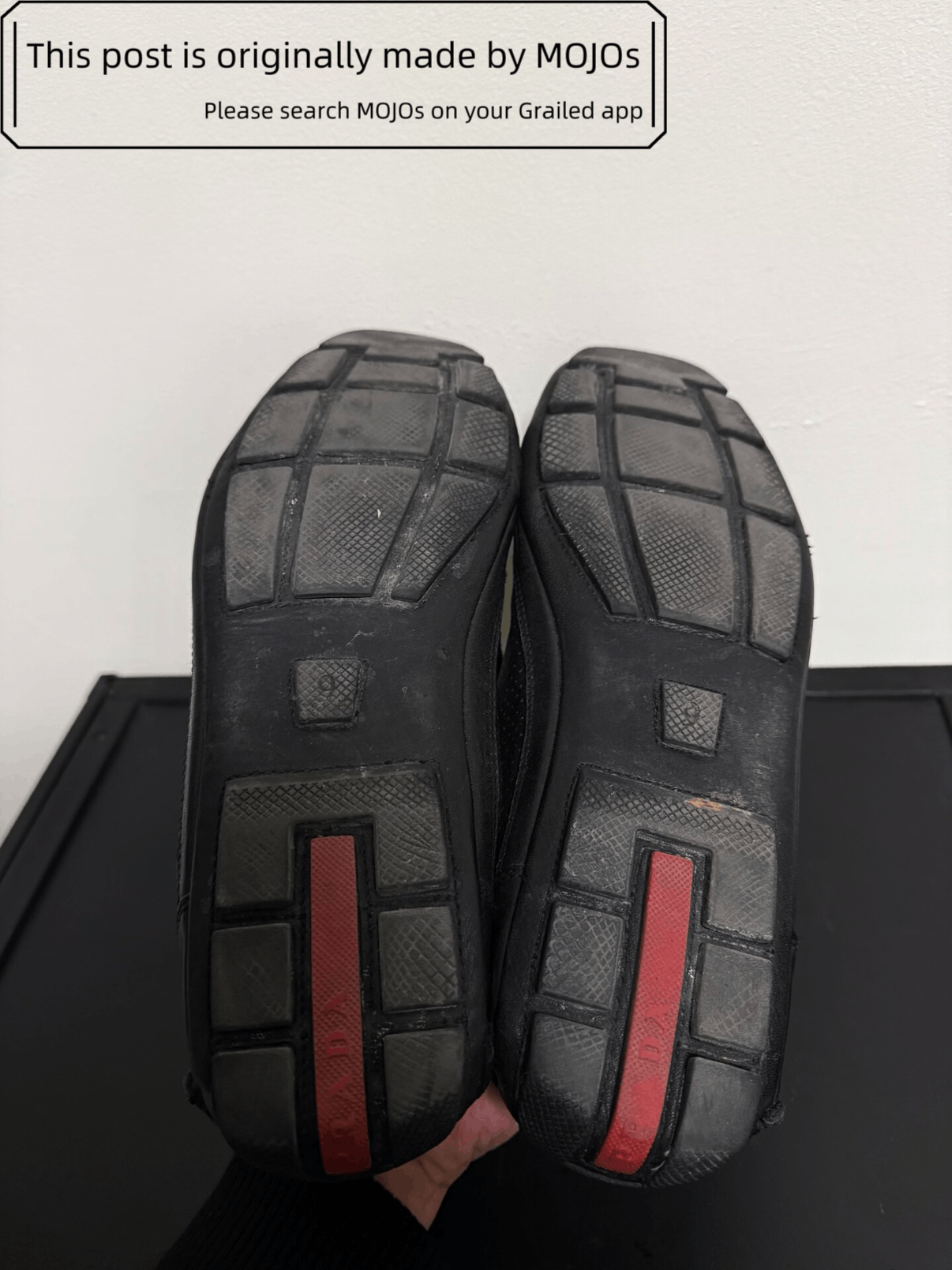 Prada Sz 43 Prada Vintage Red Label Leather Trainner mojos133401 Size US 10 / EU 43 - 5 Thumbnail