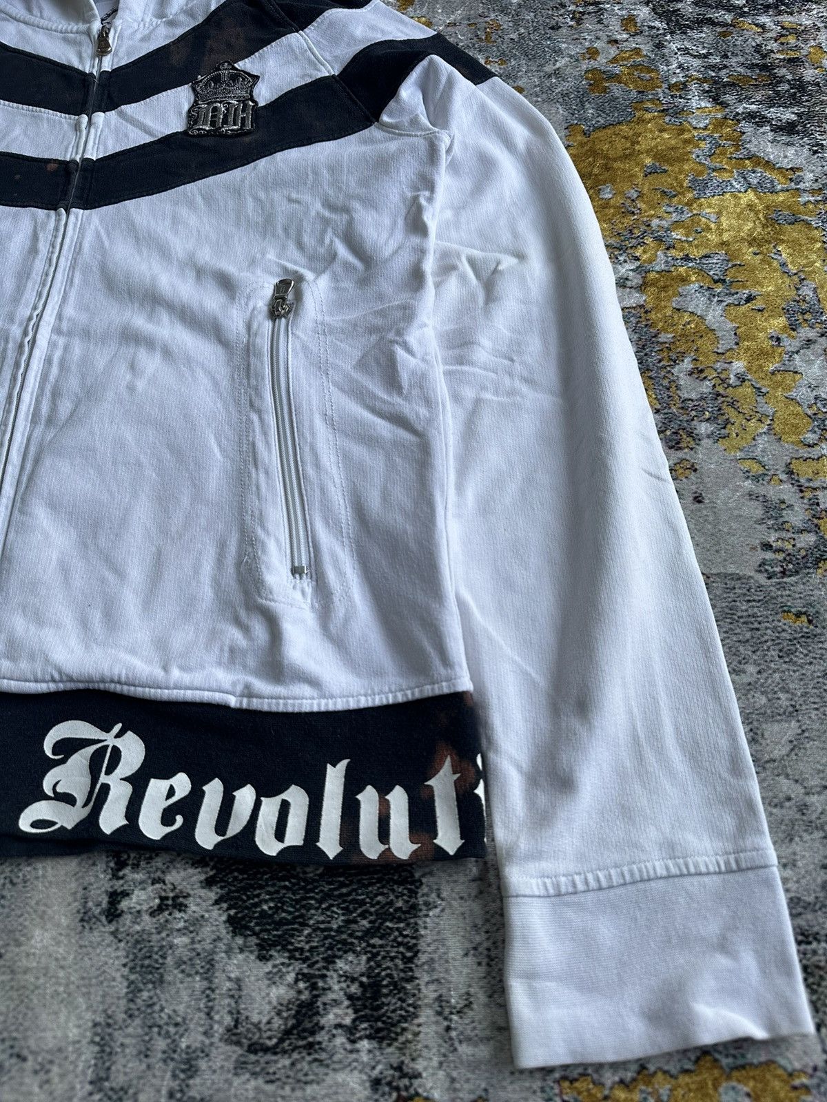 20471120 TRASHED DOHC FUR ZIPHOODIE IFSIXWASNINE LGB STYLE Size US M / EU 48-50 / 2 - 7 Thumbnail