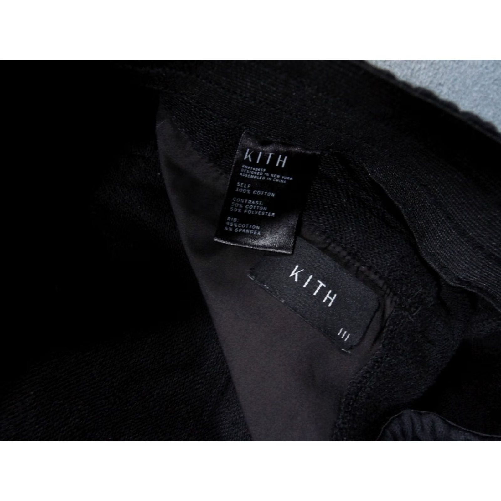 Kith Kith Pants Mens Large Black Jogger Sweatpants Cargo Streetwear Designer RARE Size US 33 - 7 Thumbnail