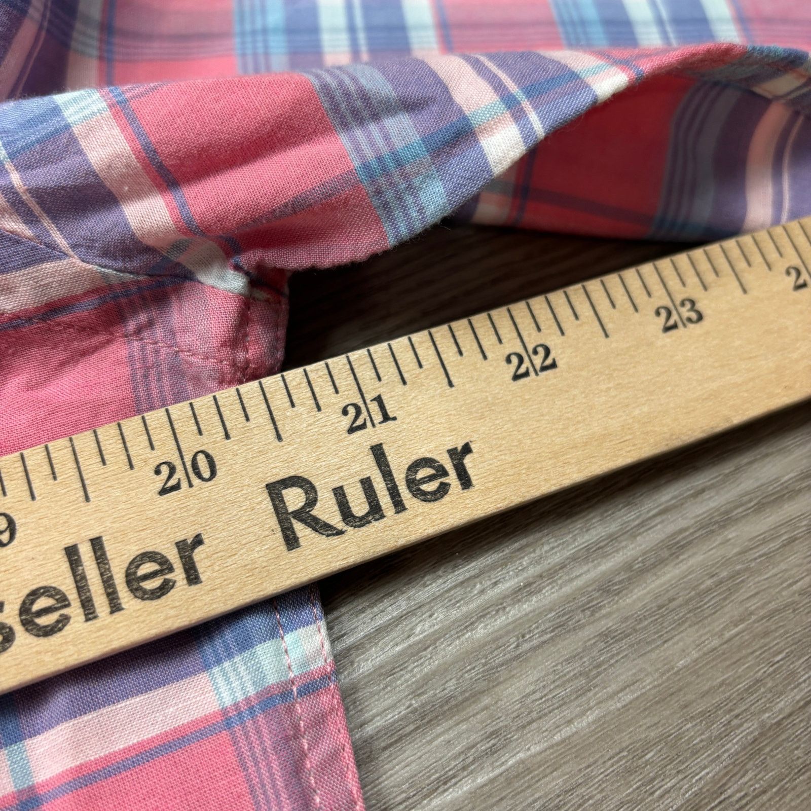 Faherty Faherty Cloud Summer Cotton Linen Blend Plaid Shirt Men's S Size US S / EU 44-46 / 1 - 5 Thumbnail