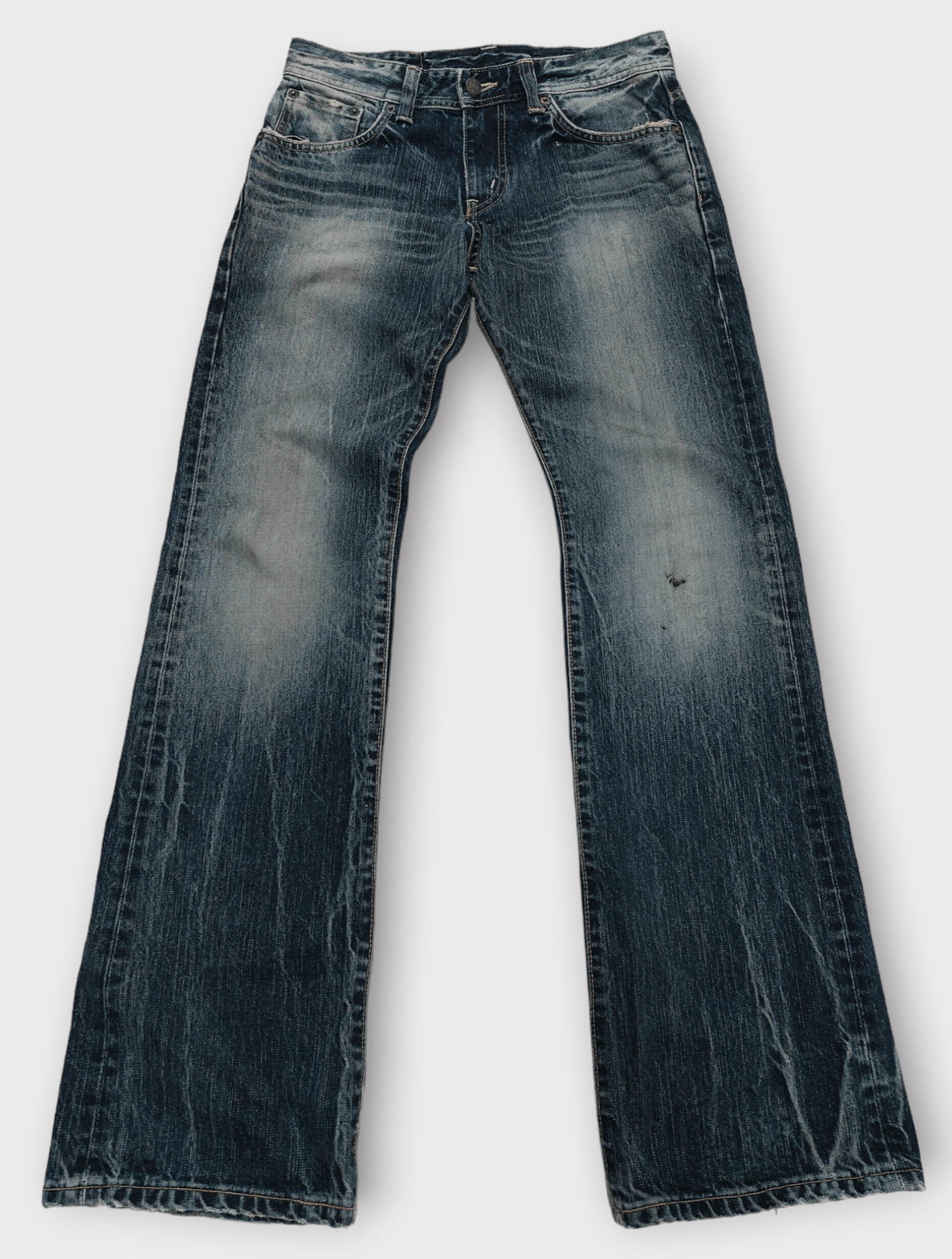 image of Vintage Edwin Japanese Flare Denim in Dark Blue, Men's (Size 31)