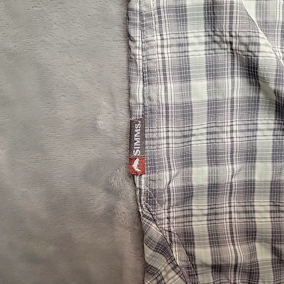 Vintage Simms Shirt Mens M Plaid Short Sleeve Lightweight Fishing Performance Zip Pocket Size US M / EU 48-50 / 2 - 5 Thumbnail