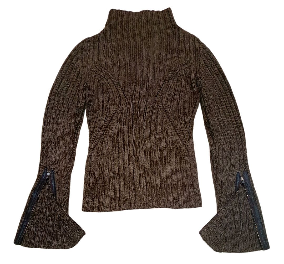 Seditionaries Bondage Mohair Knit Sweater Zip Up Size US M / EU 48-50 / 2 - 3 Thumbnail