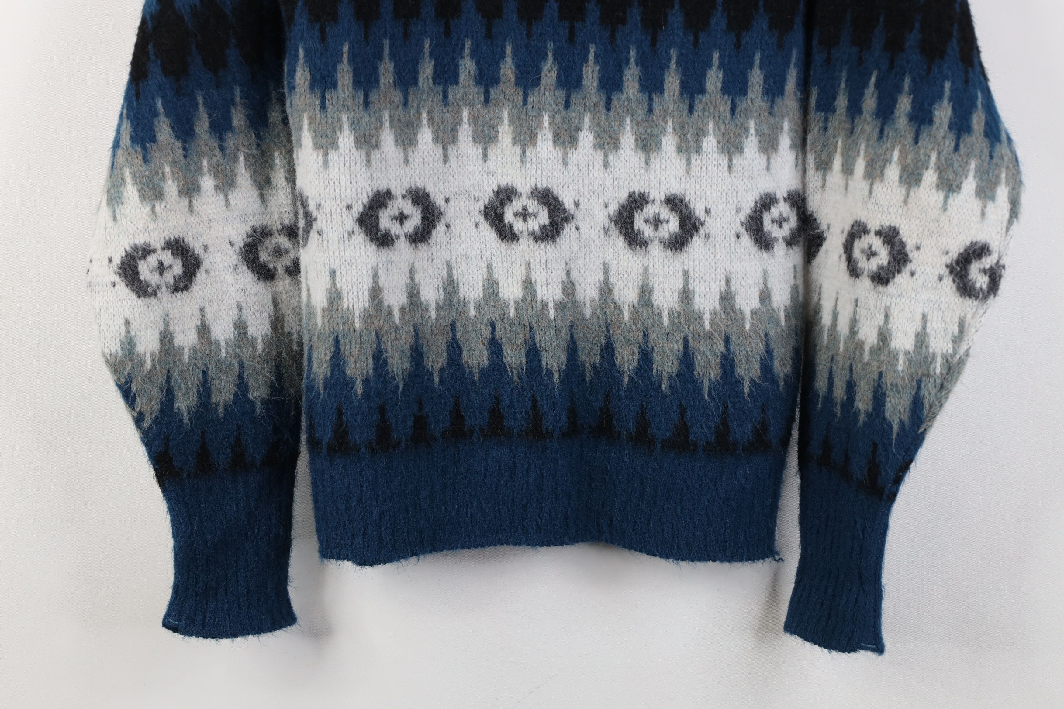 Vintage Vintage 50s Streetwear Knit Fair Isle Crewneck Sweater USA Size US S / EU 44-46 / 1 - 3 Thumbnail