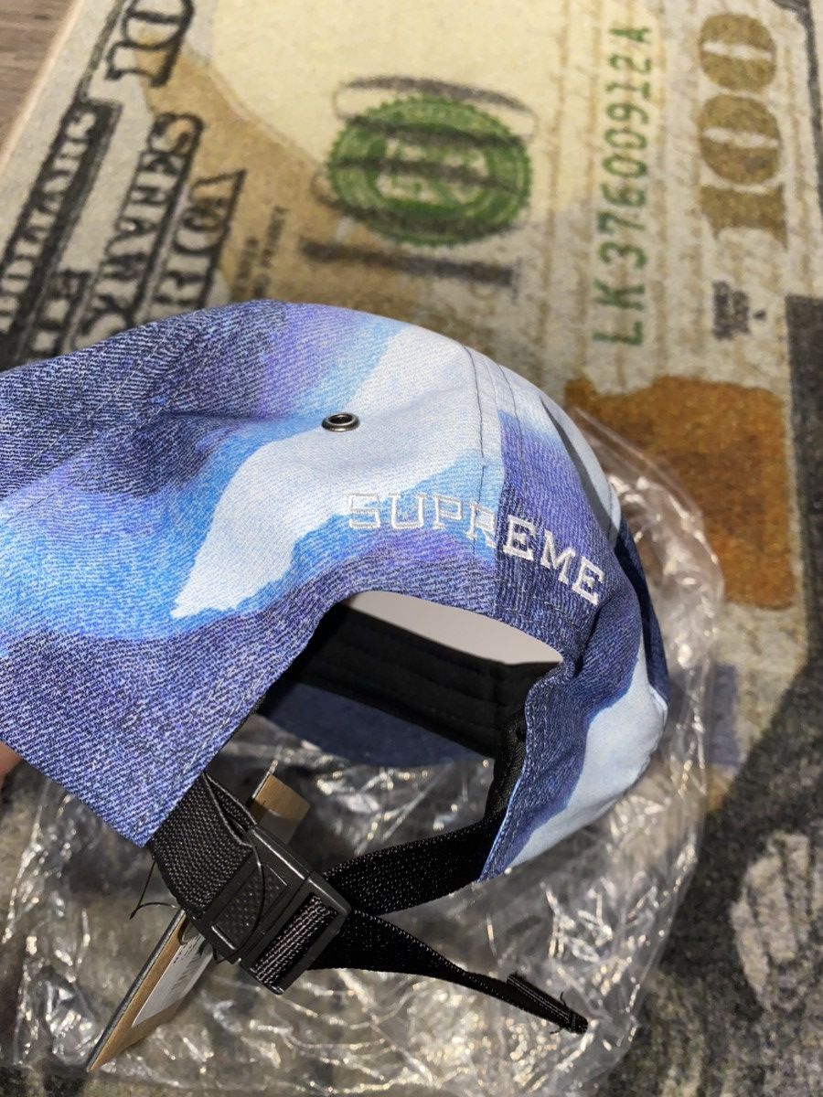 Supreme × The North Face Supreme x The North Face Bleached Denim Print 6-Panel Size ONE SIZE - 5 Thumbnail