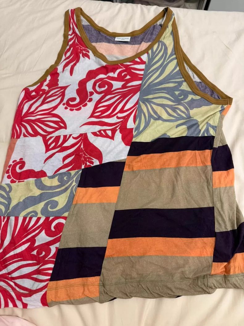 Dries Van Noten Dries Van Noten Printed Cotton Tank Top-dmc Size US M / EU 48-50 / 2 - 1 Thumbnail