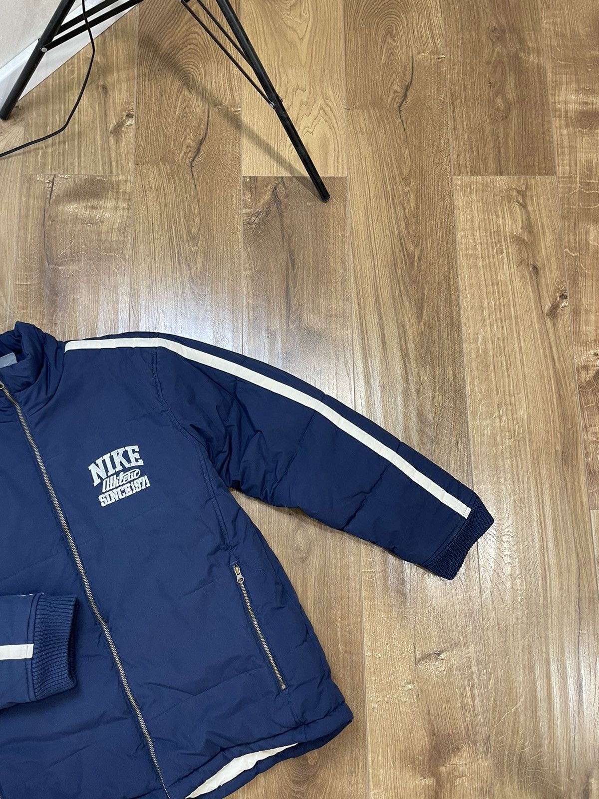 Nike Vintage Nike Y2K Style Athletic 1971 Blue Puffer Jacket Size US M / EU 48-50 / 2 - 4 Thumbnail