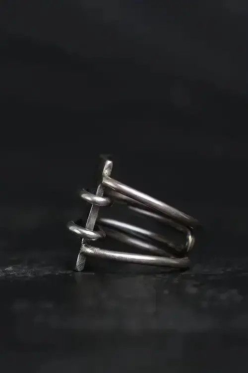 Designer × Jewelry Viking Geometry Ring🔥🔥🔥 Size ONE SIZE - 3 Thumbnail