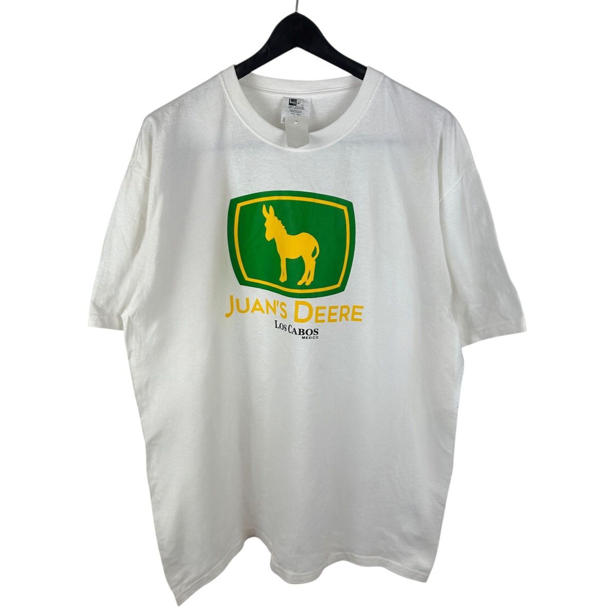 Vintage Vintage 90s Juan’s Deere Comedy Parody Shirt Size US L / EU 52-54 / 3 - 1 Thumbnail