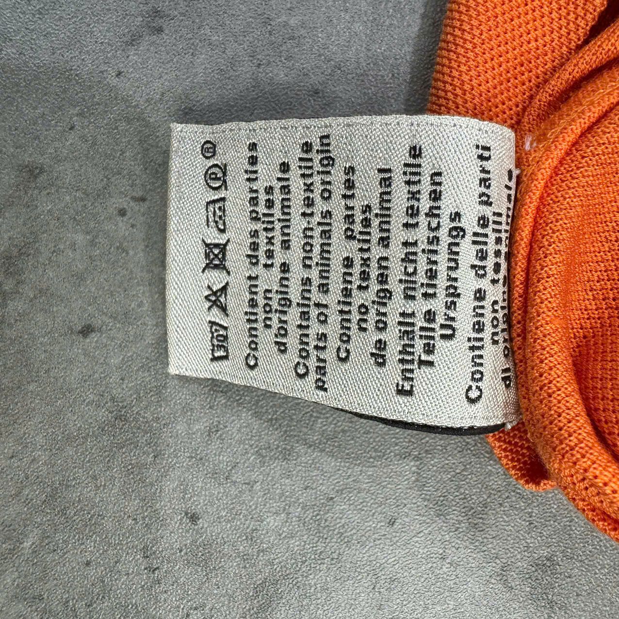Hermes HERMES H embroidered buttoned polo shirt Orange Size US M / EU 48-50 / 2 - 6 Thumbnail