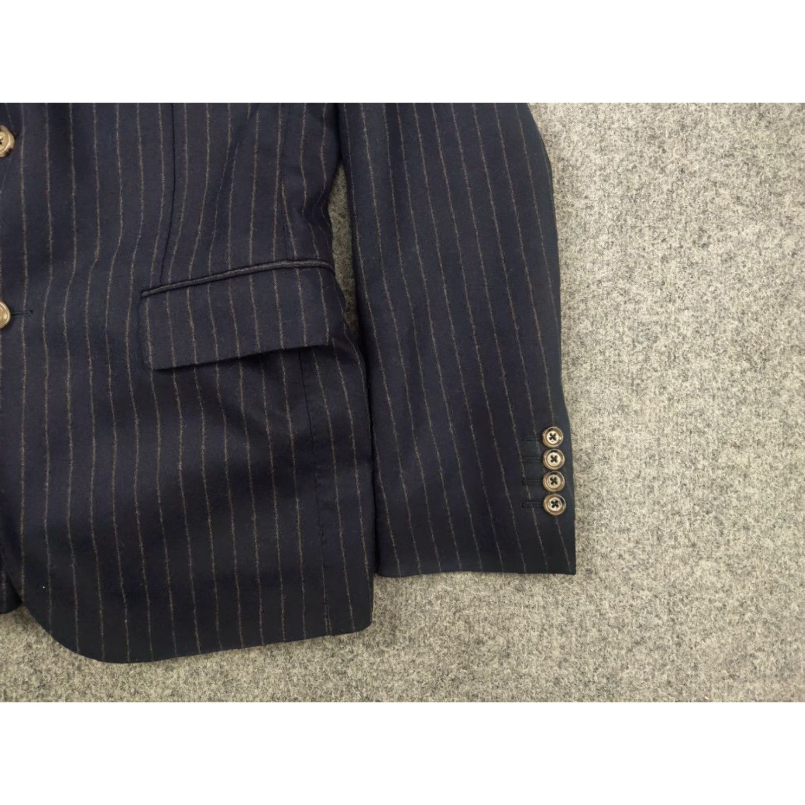Eleventy Eleventy Milano Design premium classic two-piece suit Wool Cotton? Striped blue 2 Piece Men M Jacket Pants Blazer Mens 2 Piece Suit Vintage No N/A Size 40R - 6 Thumbnail