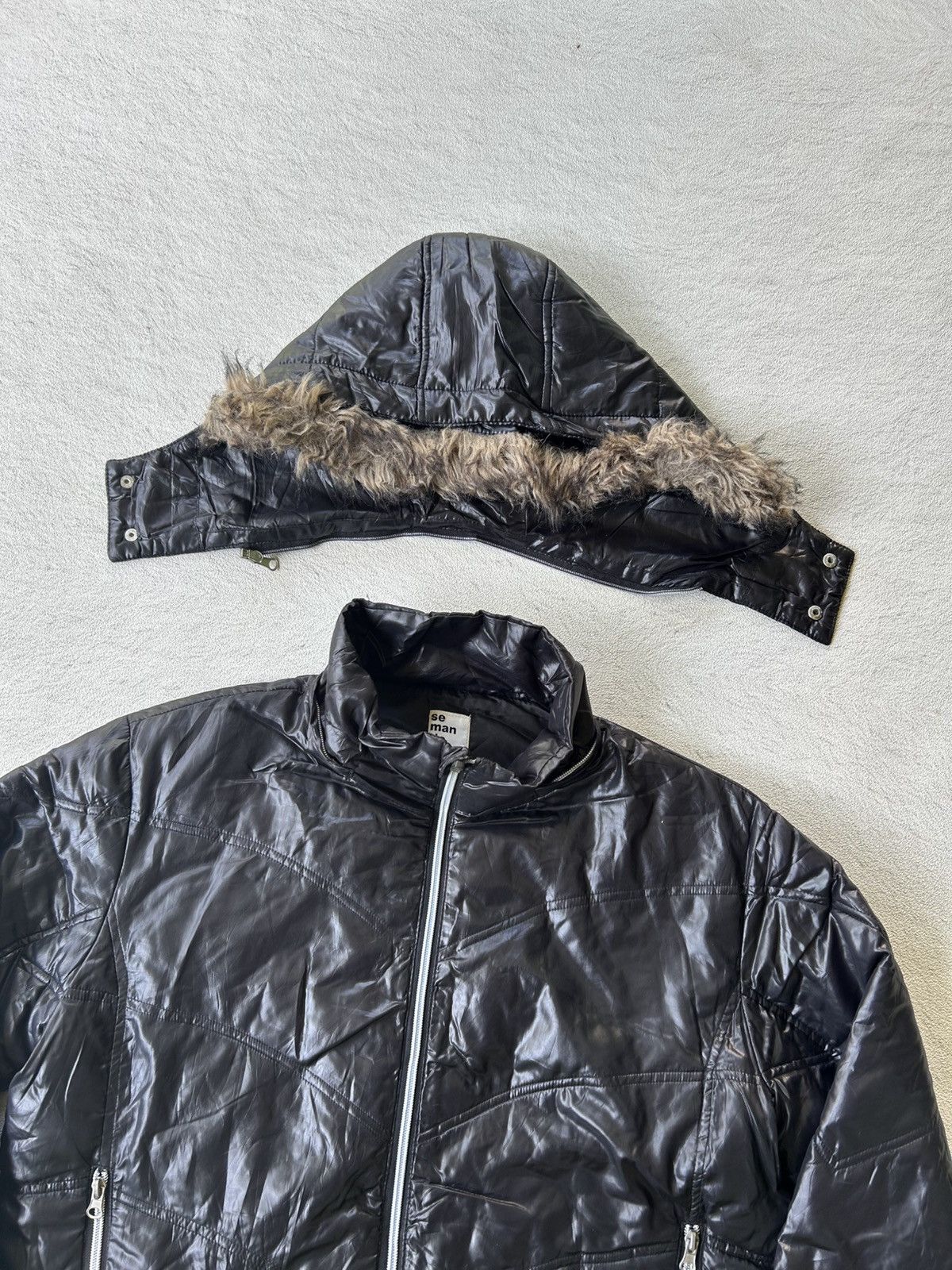 Tornado Mart 2000s Semanticdesign Fur Jacket Size US L / EU 52-54 / 3 - 6 Thumbnail