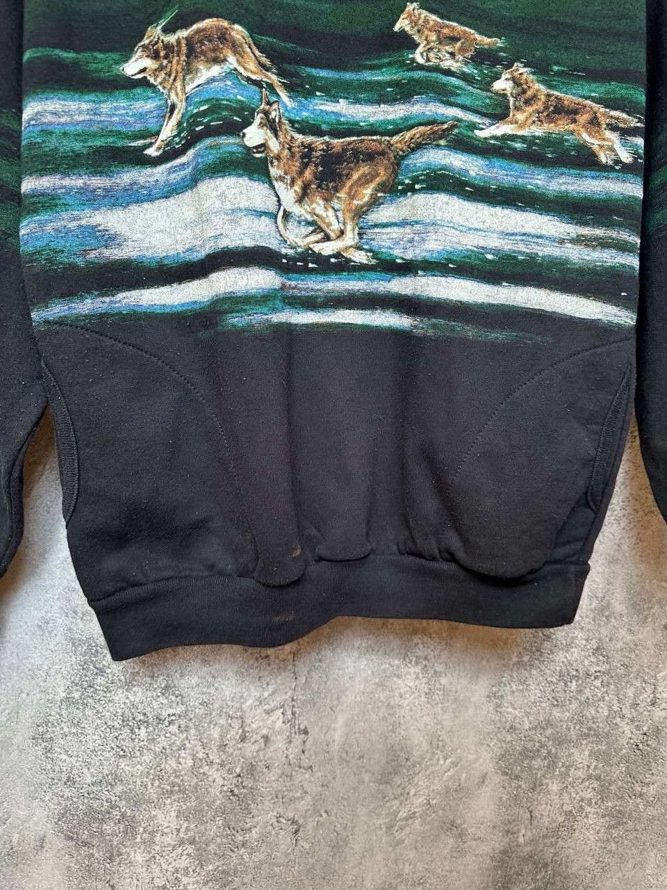 Artisan Lab Artisans SunSchein Designs Wolf Pack Graphic Sweater USA Size US L / EU 52-54 / 3 - 8 Thumbnail