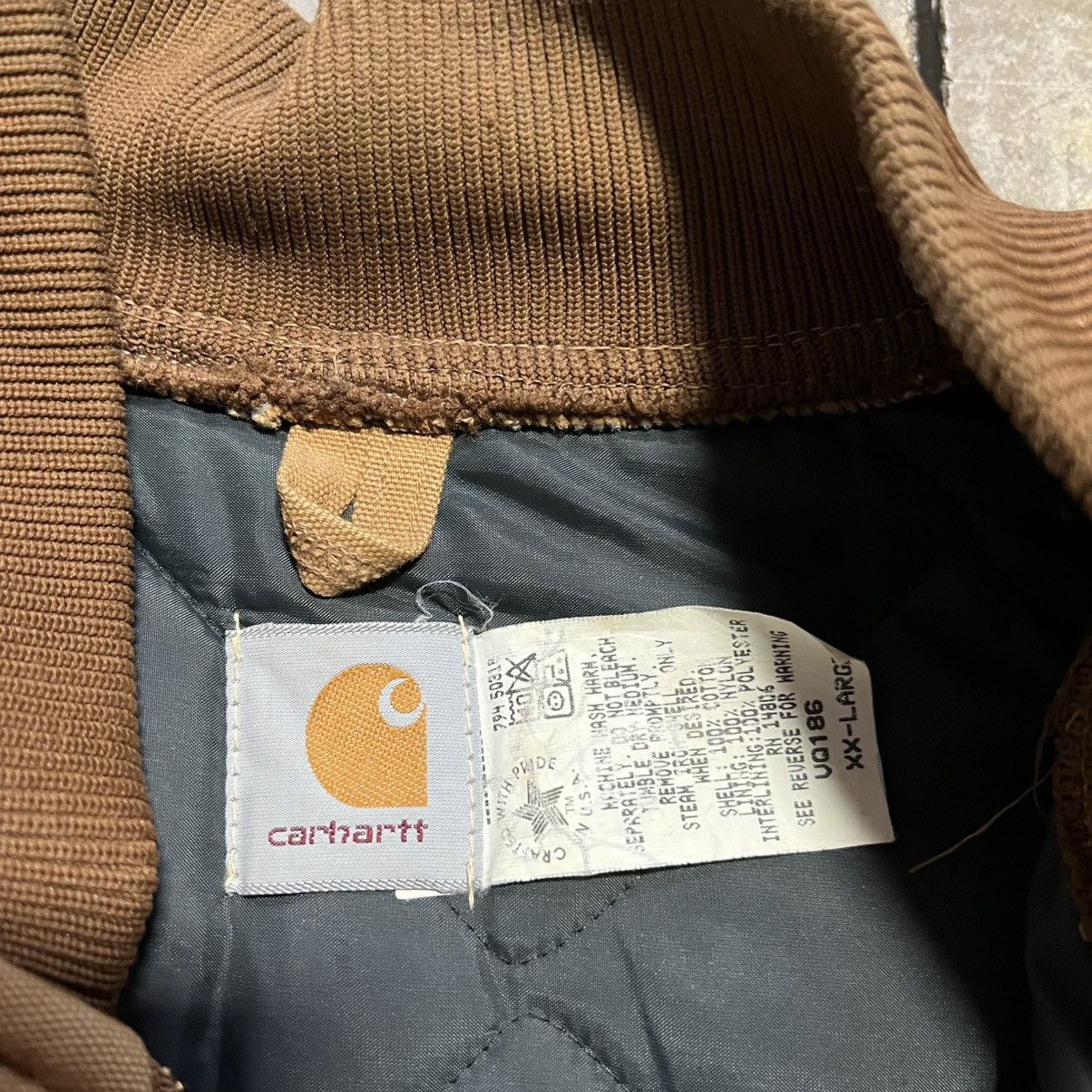 Carhartt Vintage Carhartt Vest Jacket Workwear Faded VQ186 USA Brown Size US XXL / EU 58 / 5 - 7 Thumbnail