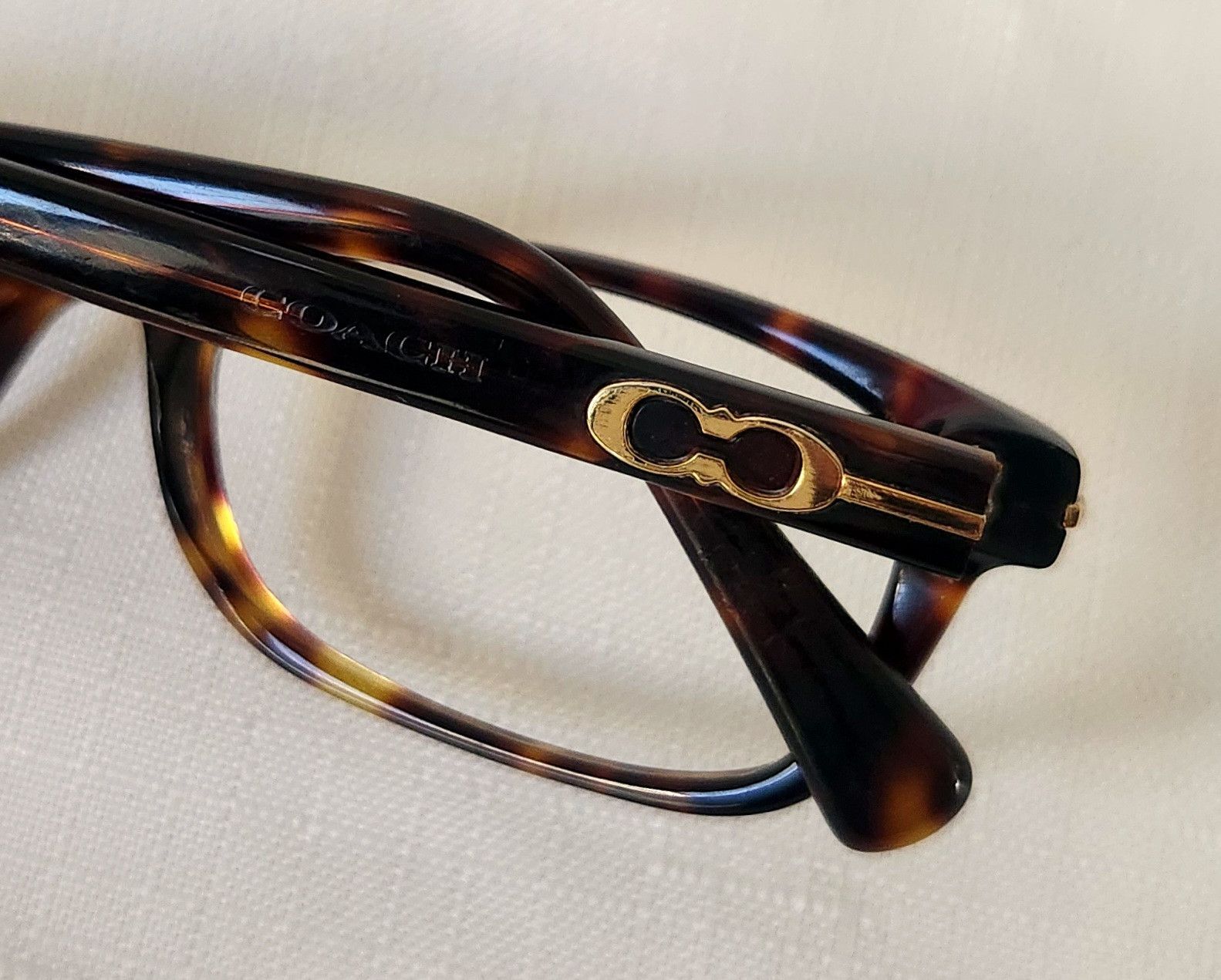 Coach Coach New York Elise HC6054 Tortoise Eyeglasses Frames Only Size ONE SIZE - 8 Thumbnail
