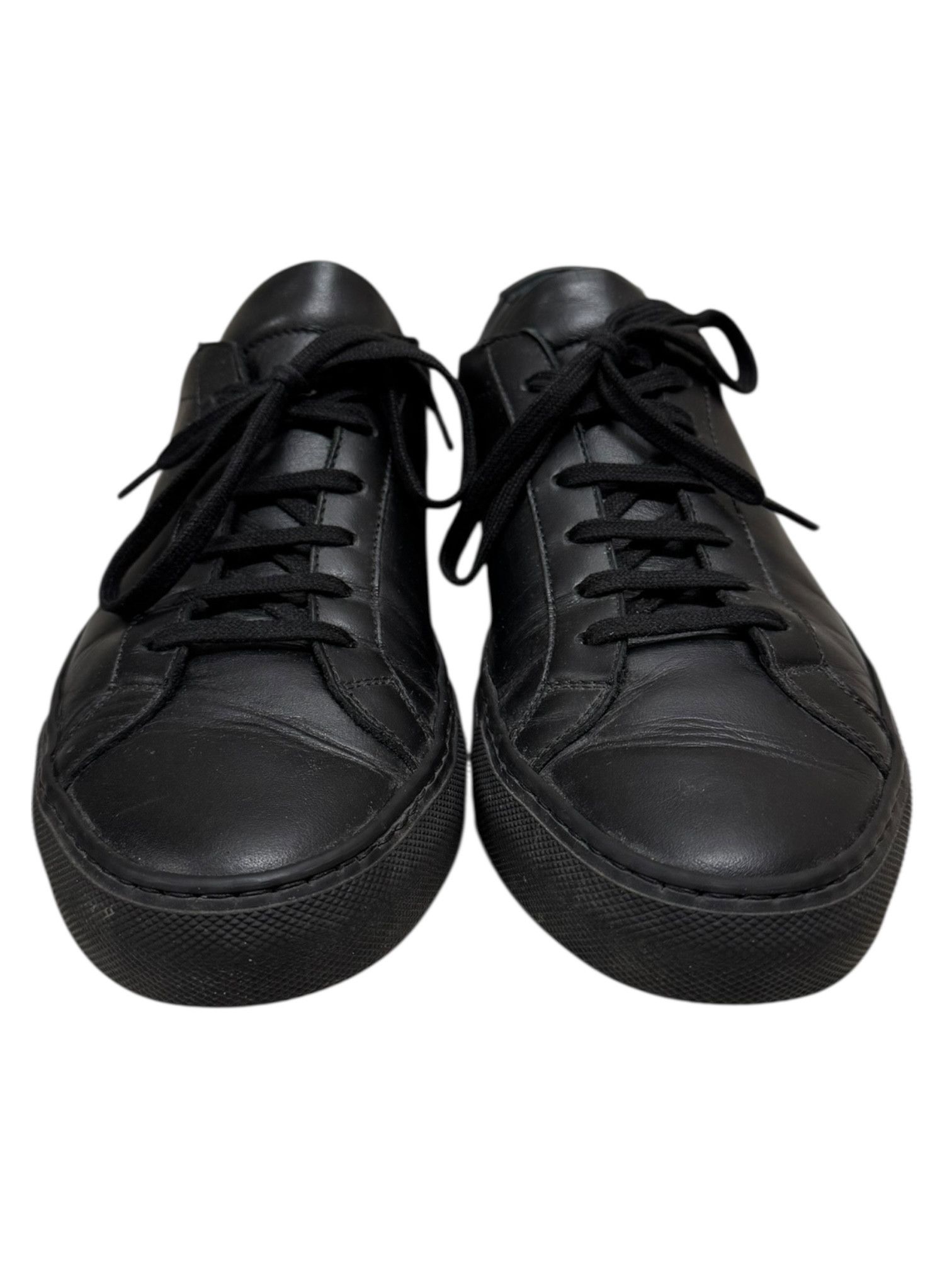 Common Projects Common Projects Black Achilles Low Top Sneakers Size US 7 / EU 40 - 2 Thumbnail