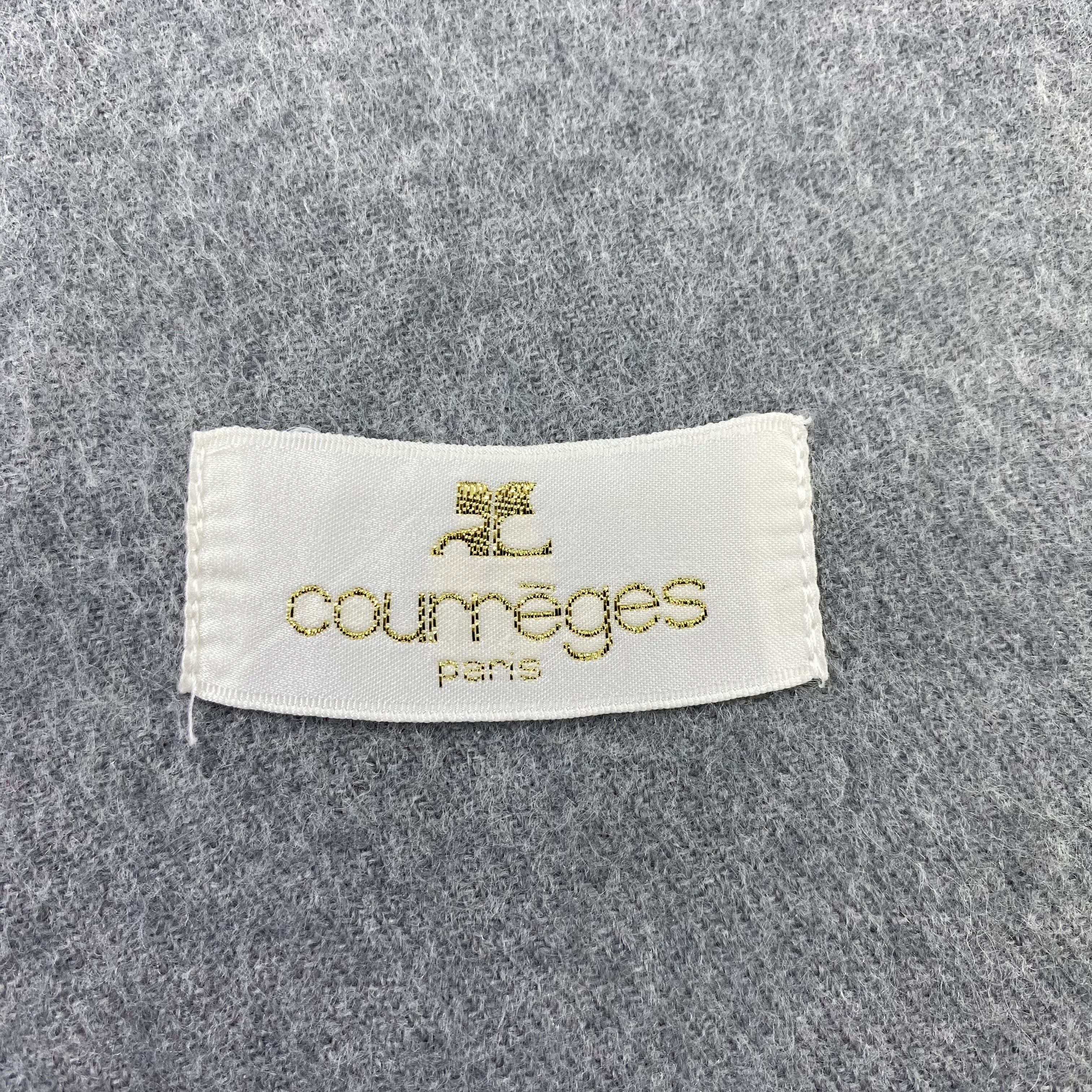 Courreges × Vintage Courreges Big Size Scarf / Muffler / Neckwear-K087 Size ONE SIZE - 6 Thumbnail