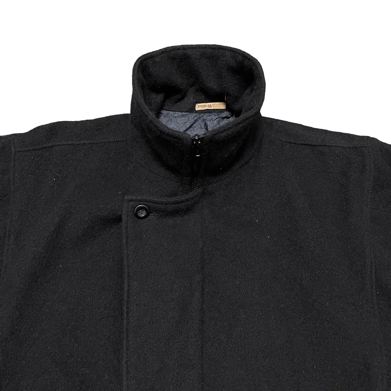 Issey Miyake Vtg StudioM Wool Bomber Style Jacket Issey Miyake Inspired Size US L / EU 52-54 / 3 - 5 Thumbnail