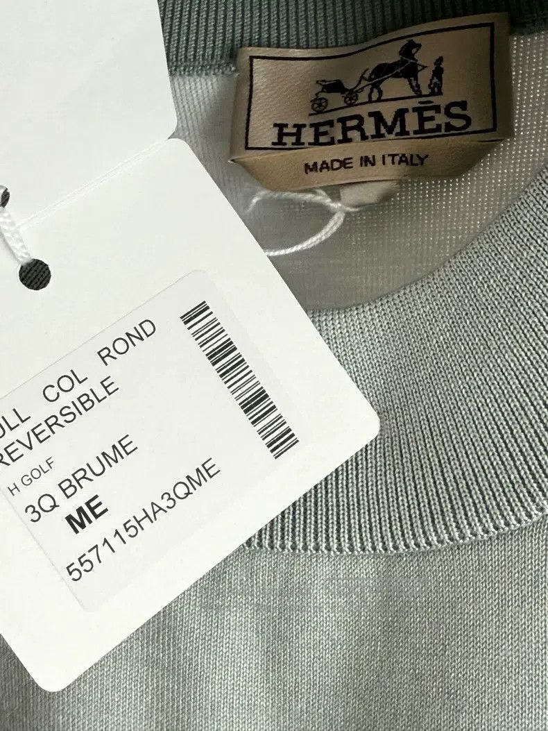 Hermes Hermes Men's golf series double side knit sweater, cashmer Size US M / EU 48-50 / 2 - 5 Thumbnail