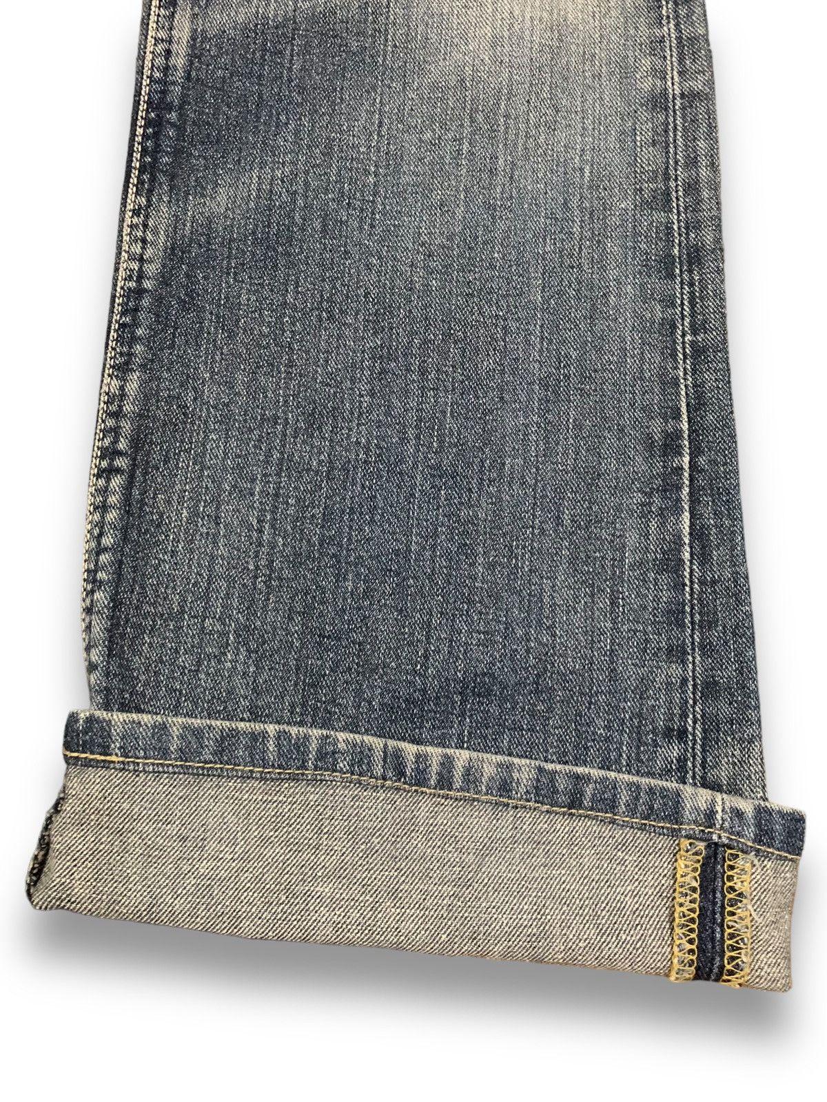 Lee Vintage Lee Riders Faded Wash Flare Distressed Grunge Jeans Size US 31 - 12 Thumbnail