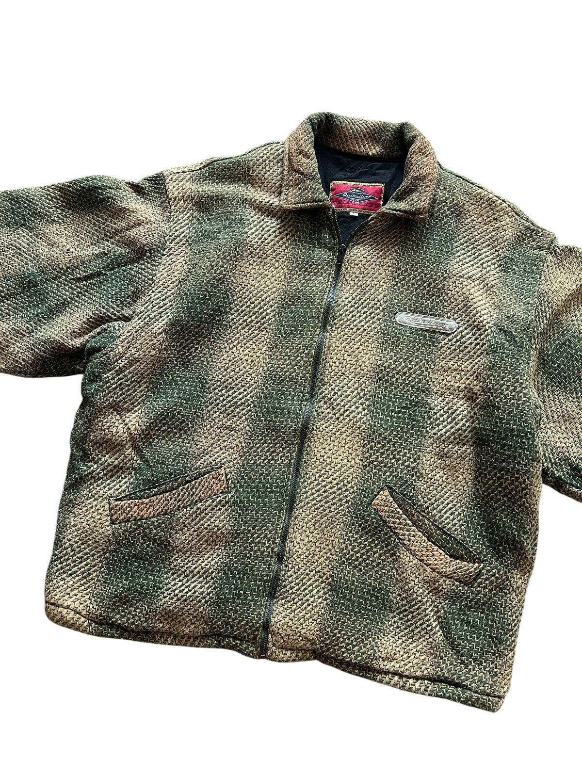 Quiksilver Vintage Quiksilver Knit Zipper Jacket Size US L / EU 52-54 / 3 - 8 Thumbnail