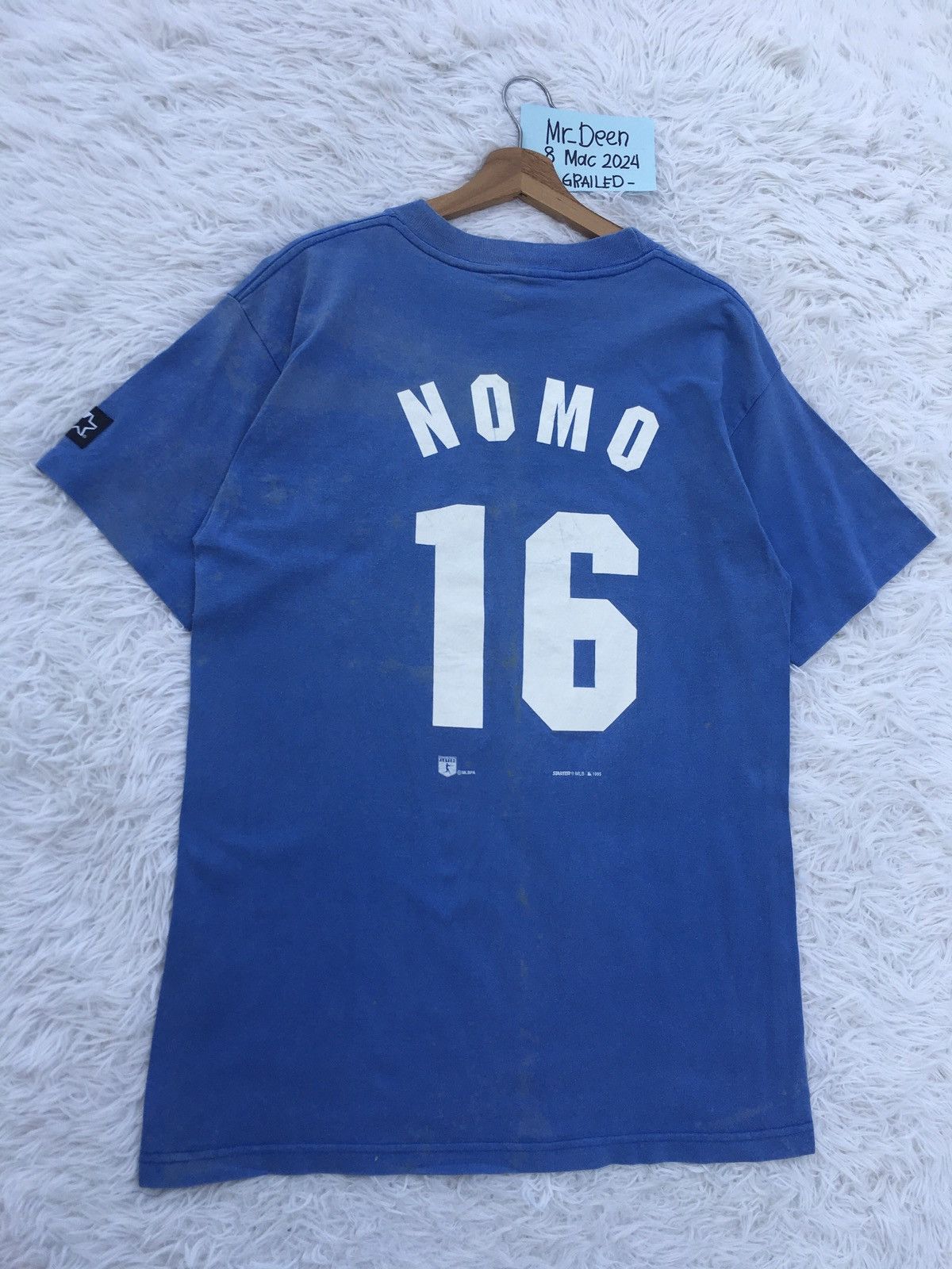 MLB Rare Vintage 90s Dodgers Spellout Tshirt Size US M / EU 48-50 / 2 - 12 Thumbnail