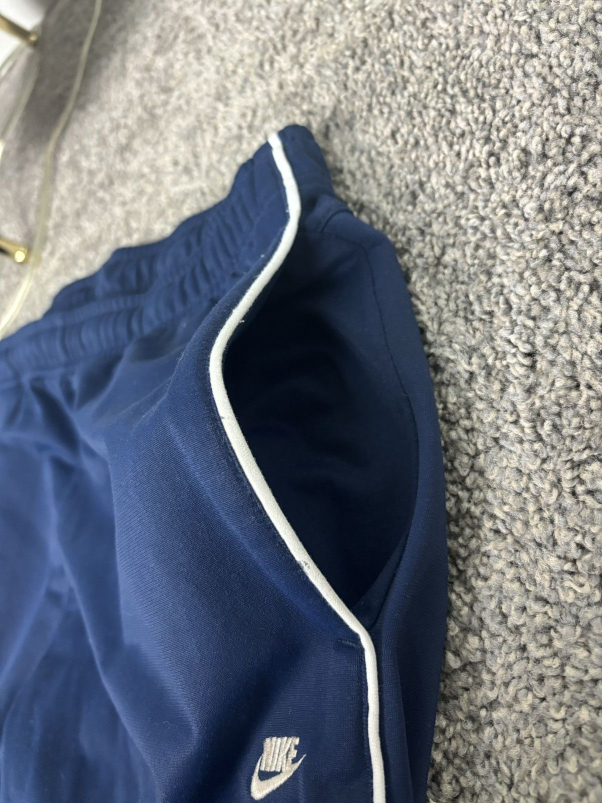 Nike Y2k silver tag blue nike track pants Size US 32 / EU 48 - 8 Thumbnail