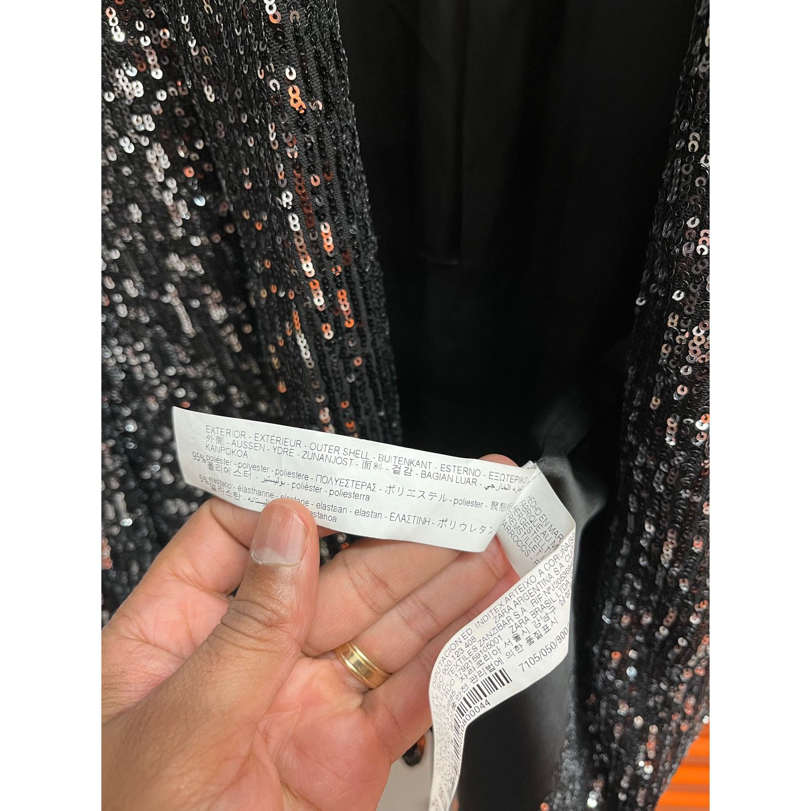 Zara ZARA - SEQUIN BLAZER / size Large Size L / US 10 / IT 46 - 8 Thumbnail
