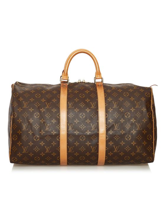 Louis Vuitton Monogram Keepall 50 Boston Bag Vintage M41426 LV