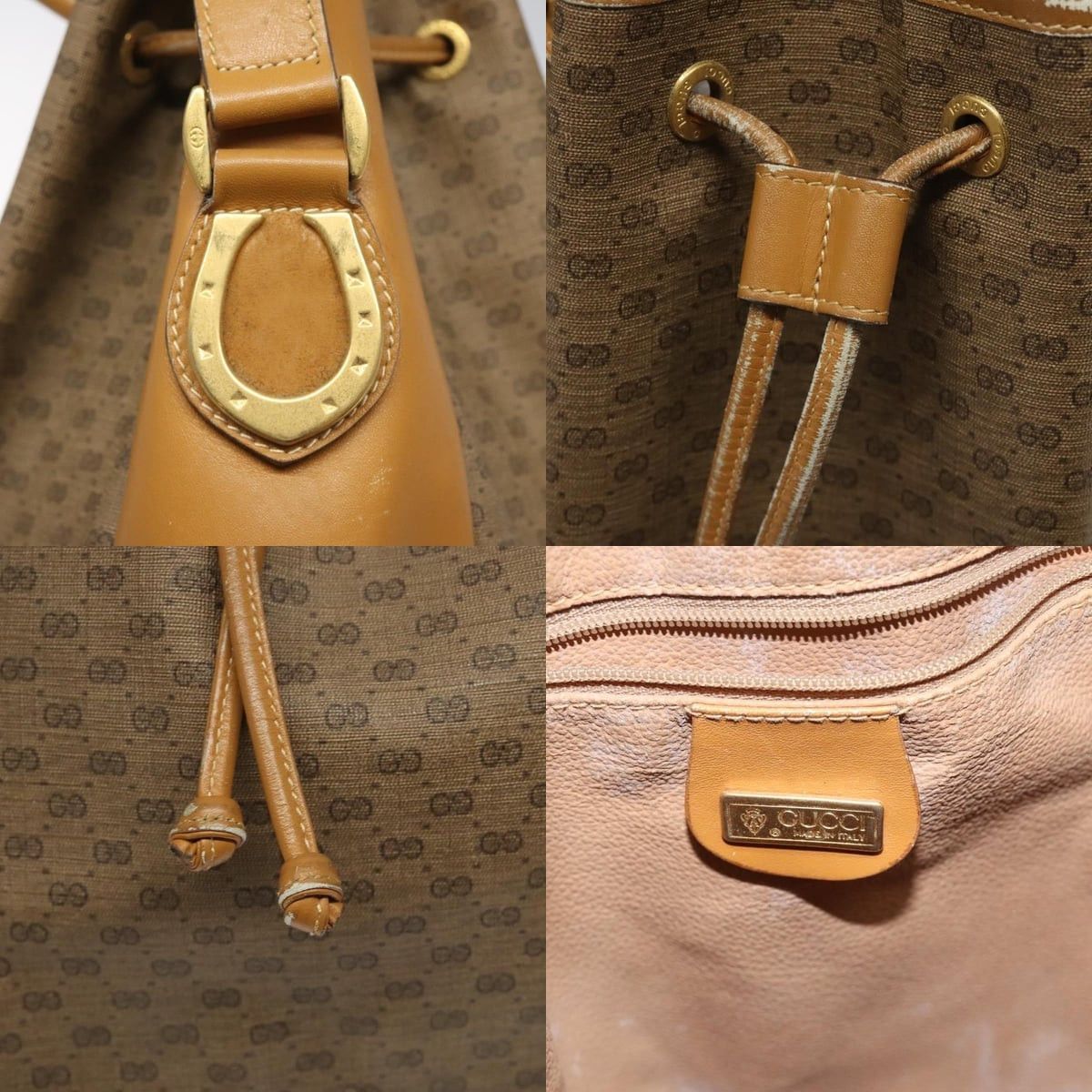 Gucci GUCCI Micro GG Supreme Shoulder Bag Pvc Beige 001 115 001 Size ONE SIZE - 11 Thumbnail