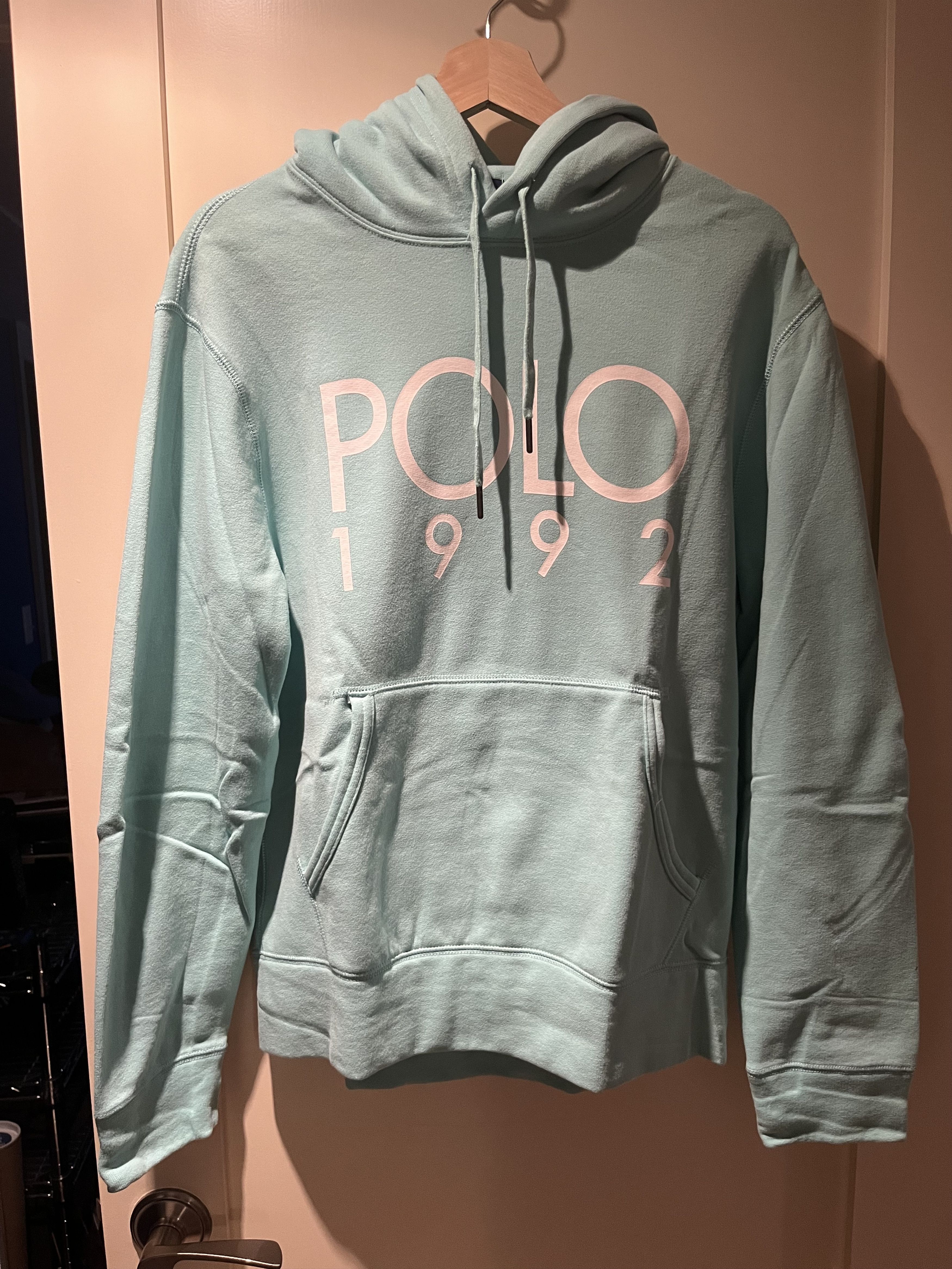 Polo Ralph Lauren Polo Ralph Lauren 1992 Teal Hooded Sweatshirt & Shorts Size US M / EU 48-50 / 2 - 2 Thumbnail