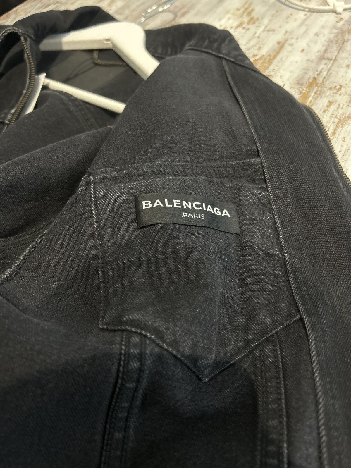 Balenciaga Balenciaga Cropped Zip Denim Jacket - AW16 Size US S / EU 44-46 / 1 - 7 Thumbnail