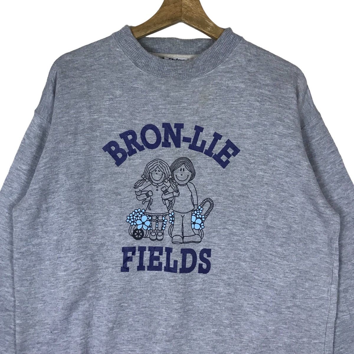 Vintage Vintage Third Wave Bron-Lie Friends Spell Out Pullover Size US M / EU 48-50 / 2 - 2 Thumbnail