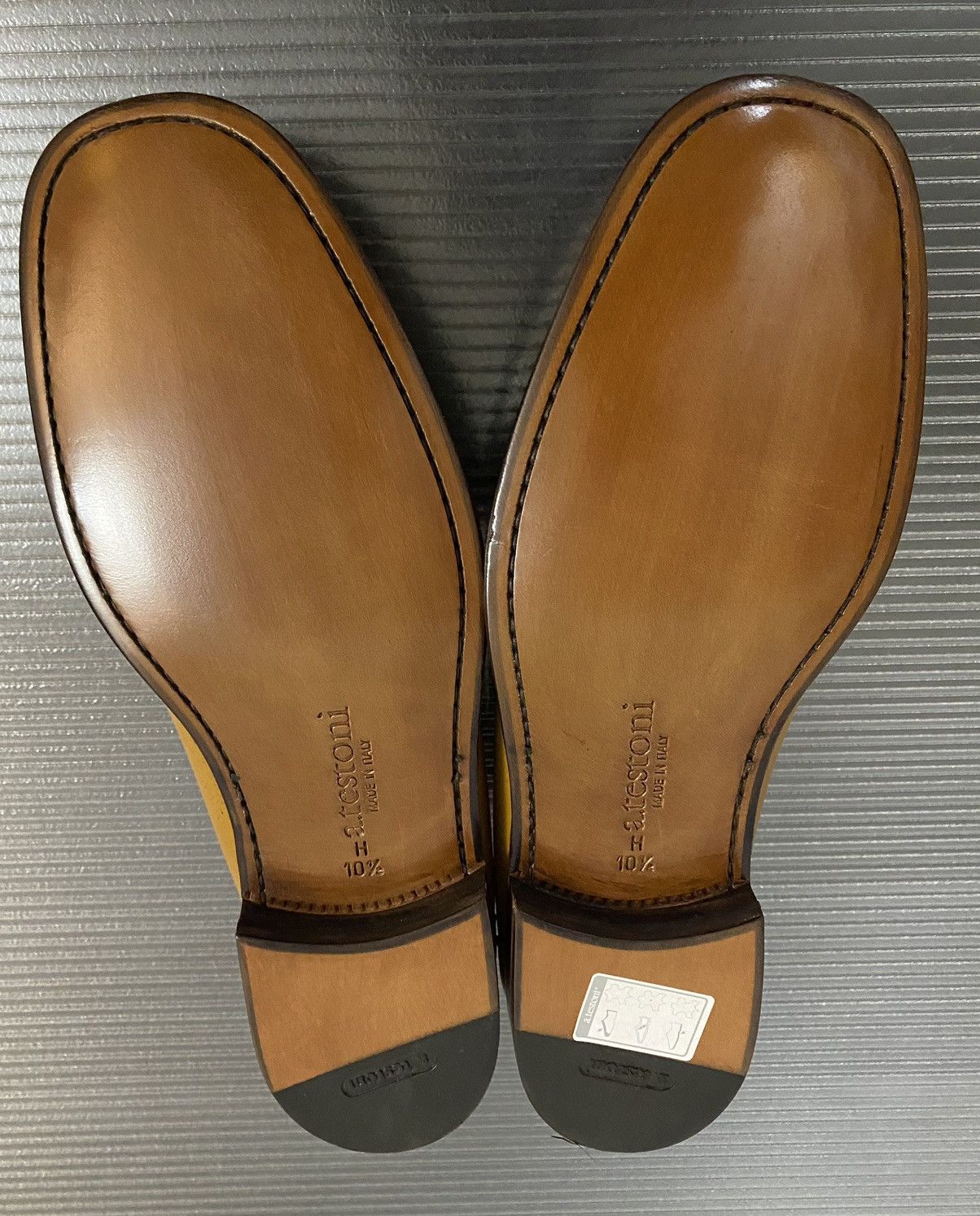 Testoni a.testoni 🇮🇹 brown calf leather handmade moccasin 11.5 US NEW Size US 11.5 / EU 44-45 - 10 Thumbnail
