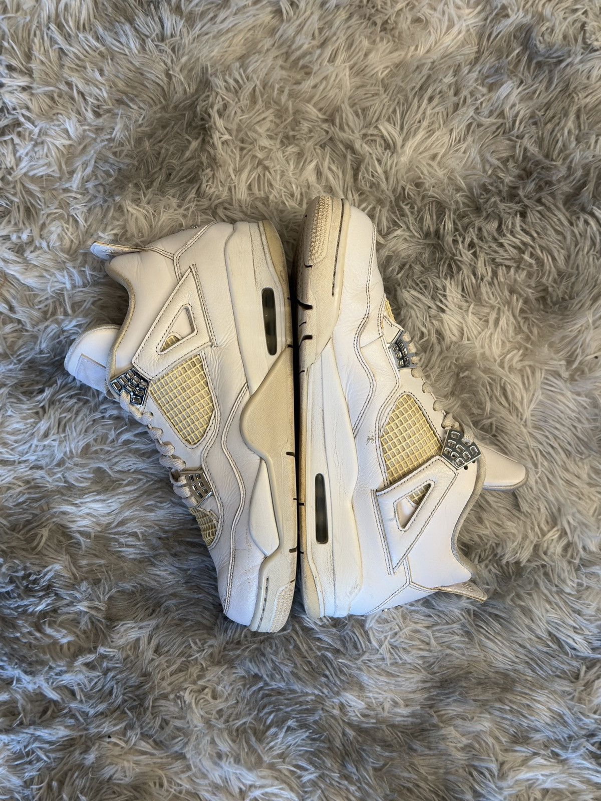 Jordan Brand Nike Air Jordan 4 Retro 2016 pure money white Size US 11 / EU 44 - 1 Thumbnail