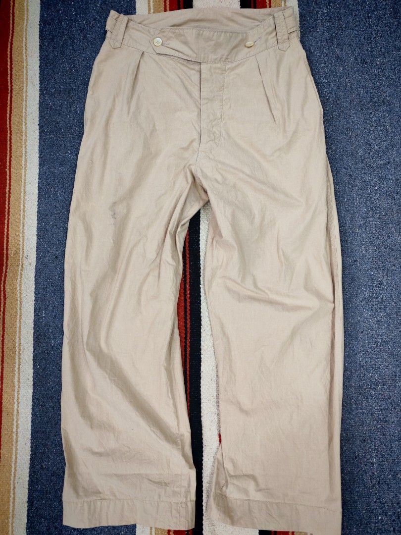 45rpm Gurkha Wide Pleated Cotton Pants Japan