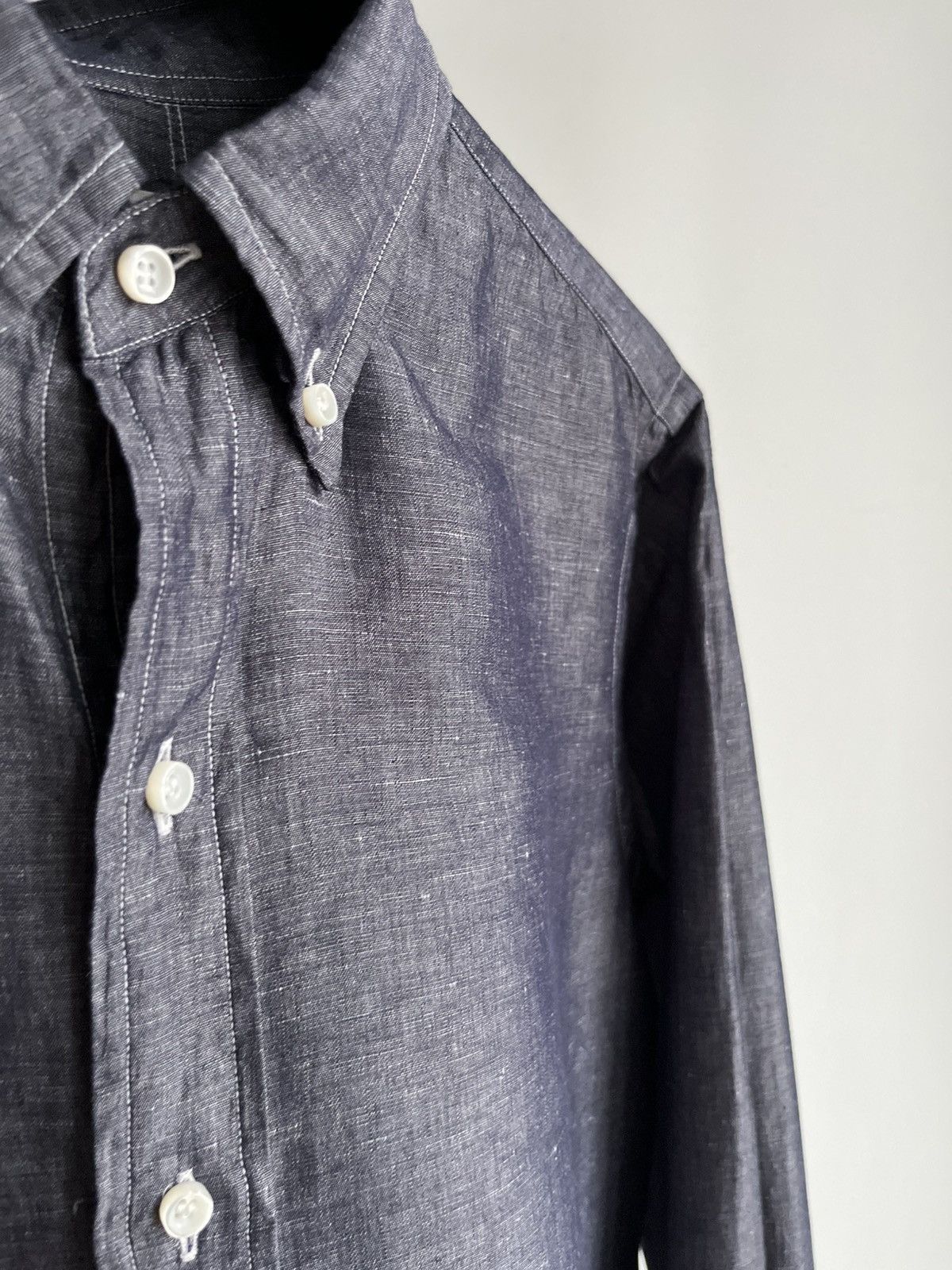 Post Overalls Post O’alls overalls linen cotton blend indigo shirt Size US S / EU 44-46 / 1 - 3 Thumbnail