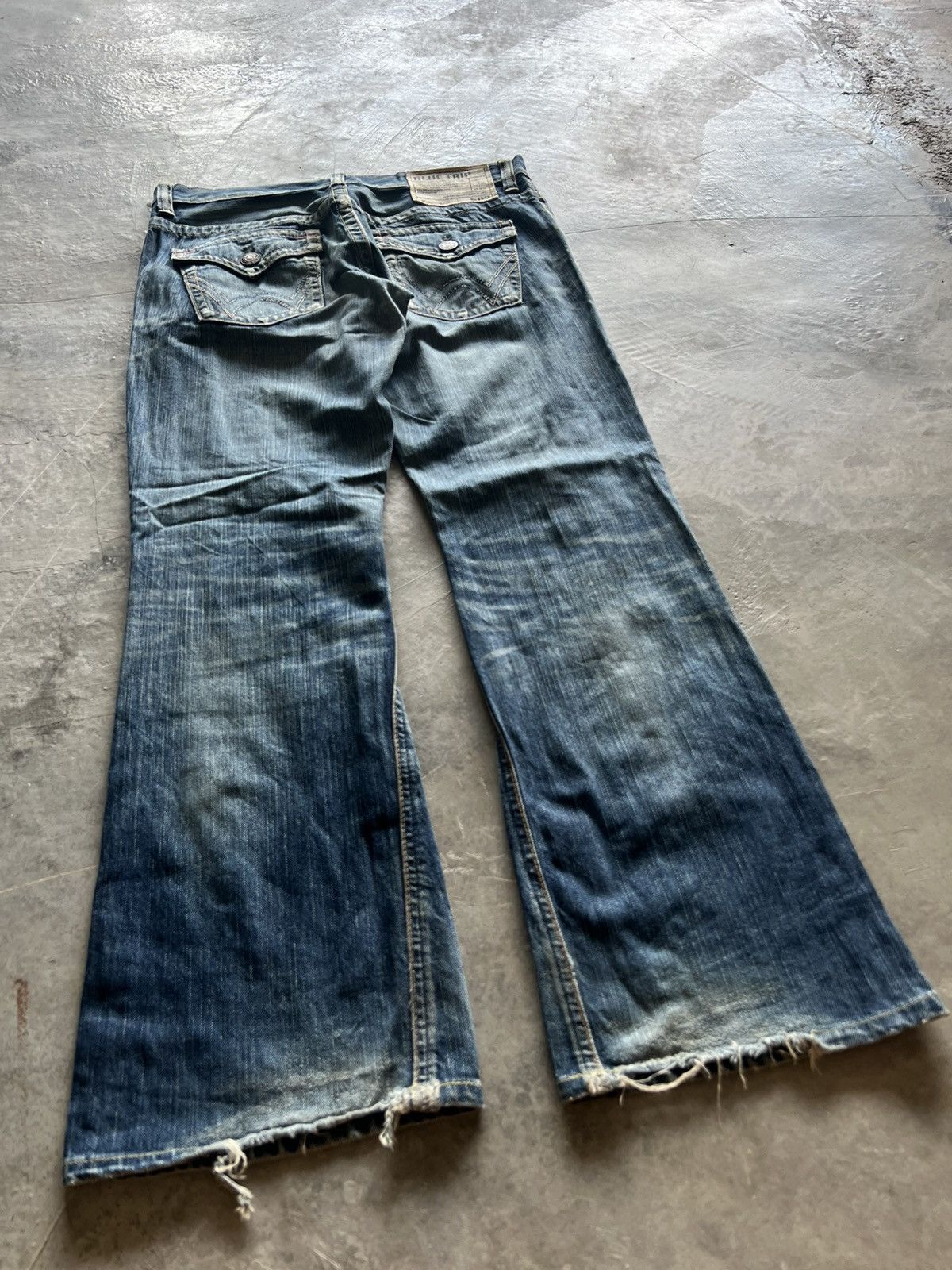 20471120 × Edwin × Japanese Brand flare edwin blue trip 503 dope faded washed punk grunge Size US 33 - 20 Thumbnail