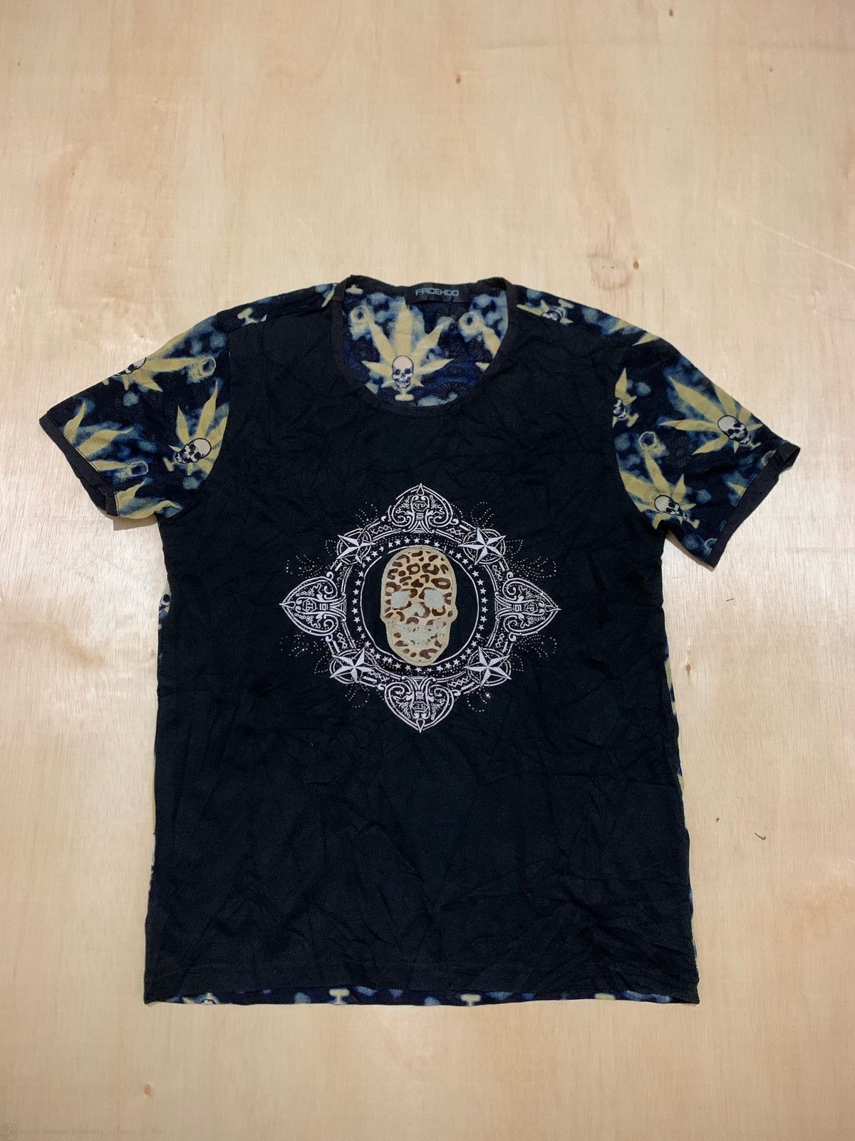 Hysteric Glamour × If Six Was Nine × Japanese Brand Vintage Y2k Frcehoo Skull Tshirt Punk style Size US M / EU 48-50 / 2 - 1 Thumbnail